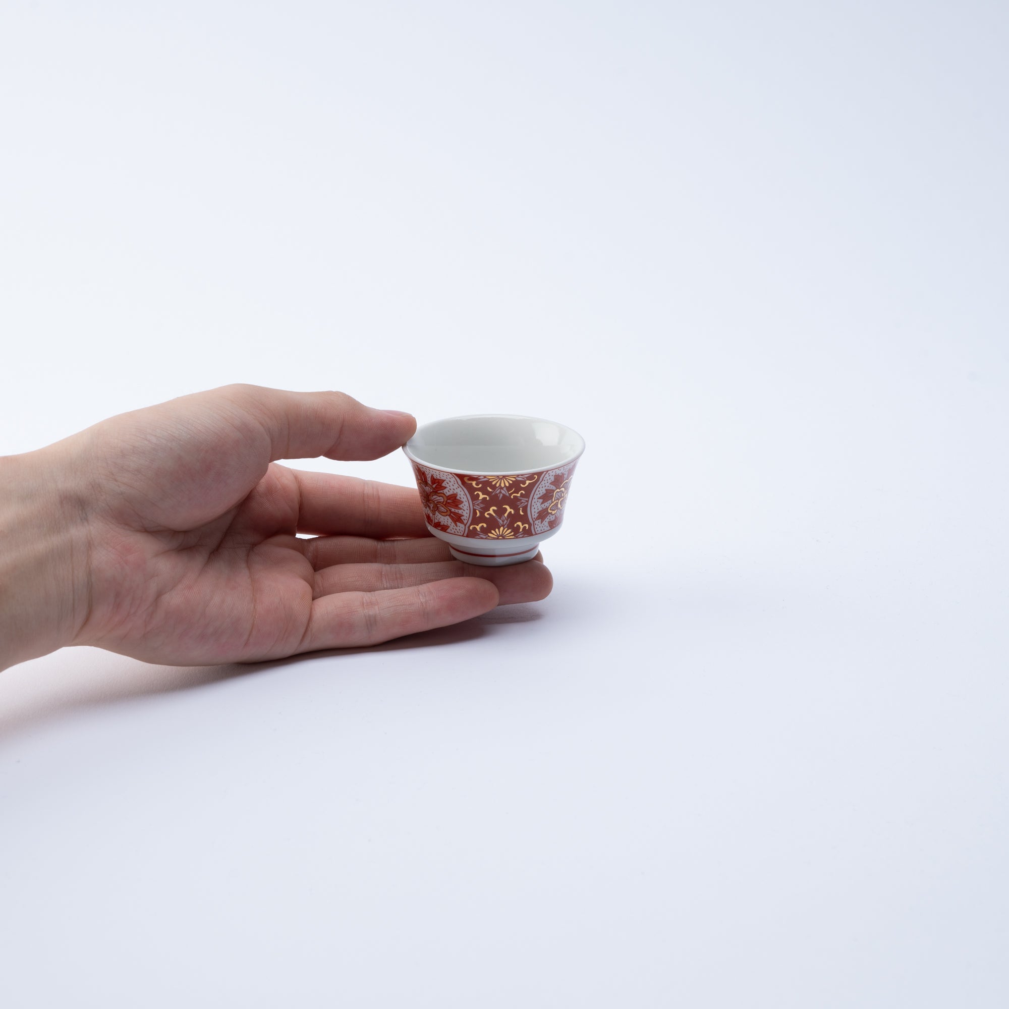 Jidai Kutani Ochoko Sake Cup Set