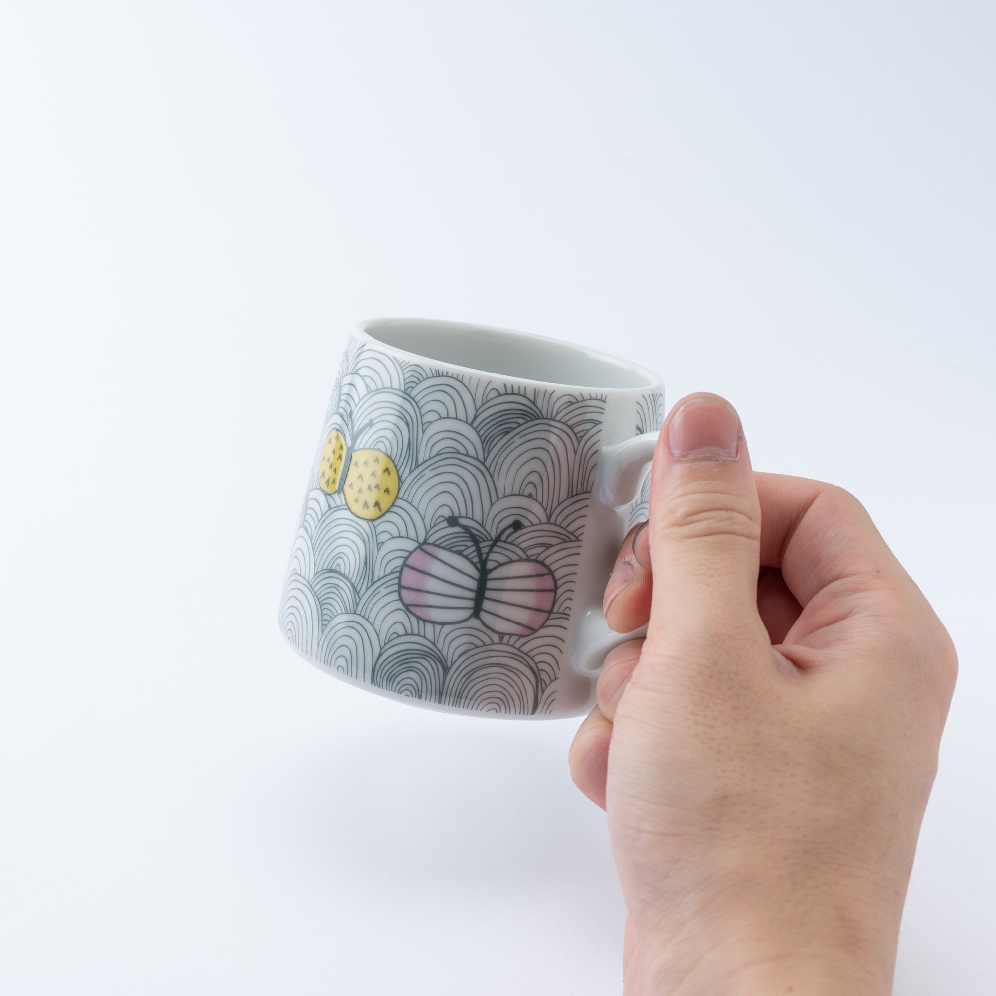 Flying Friends Mug - JAPAN KUTANI SHOP