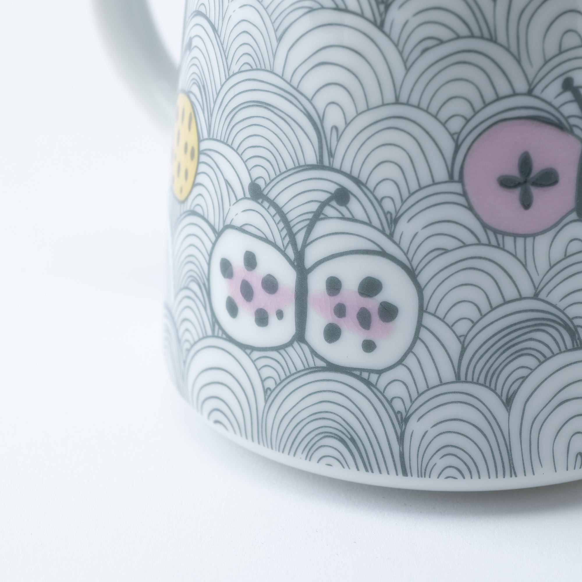 Flying Friends Mug - JAPAN KUTANI SHOP