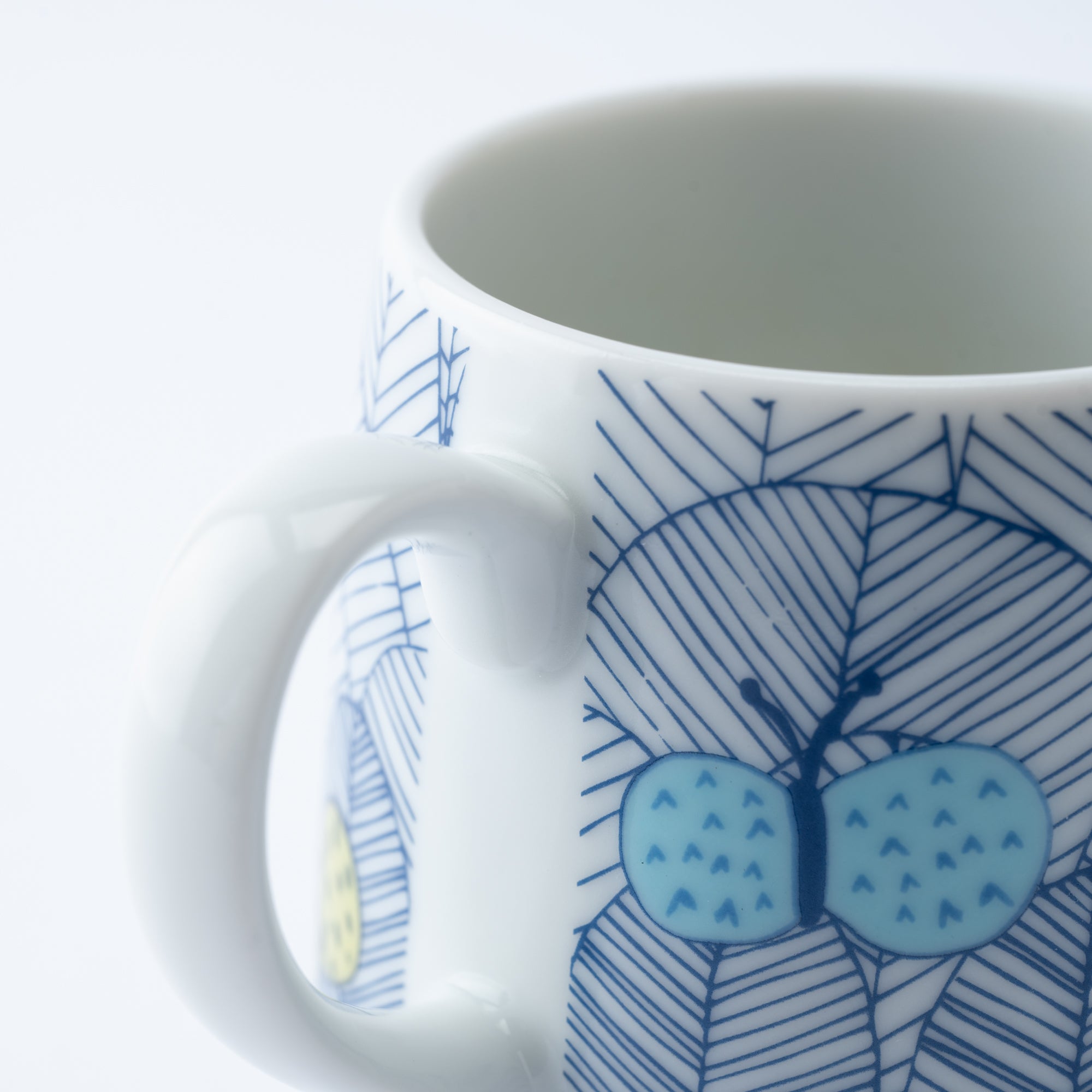 Flying Friends Mug - JAPAN KUTANI SHOP