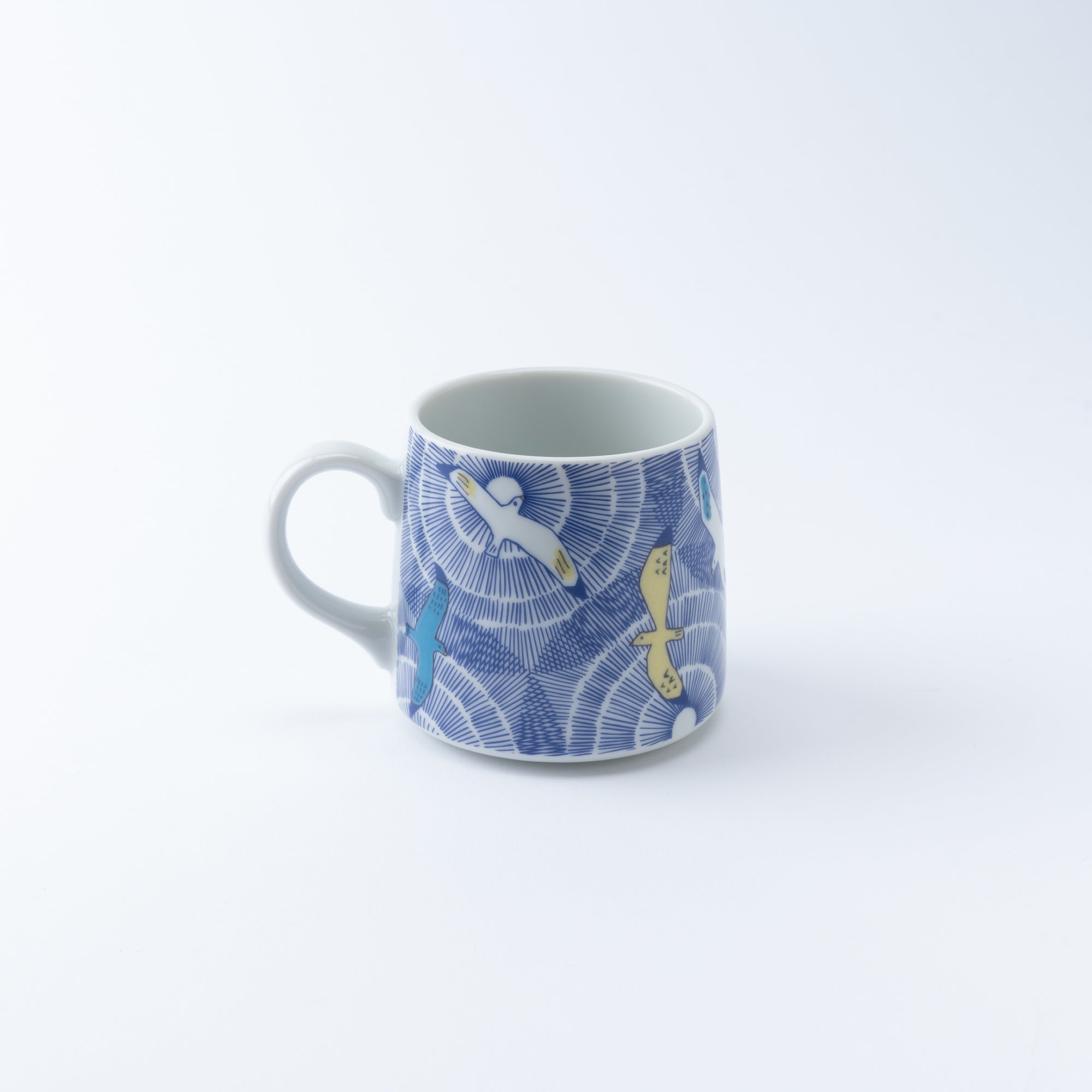 Flying Friends Mug - JAPAN KUTANI SHOP