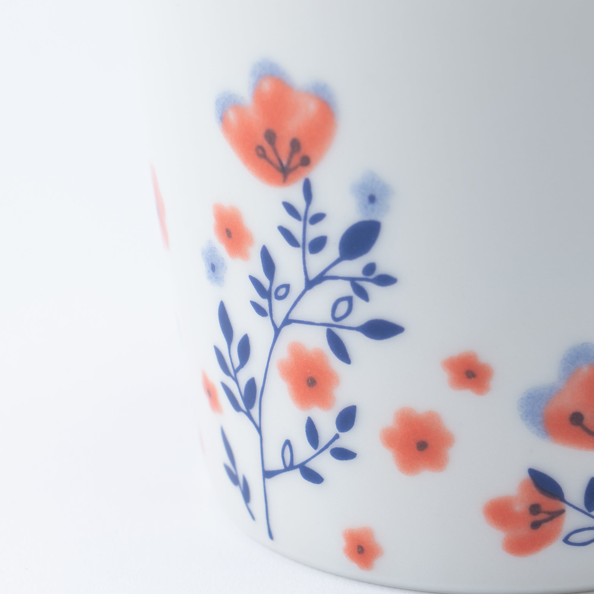 Spring Flowers Japanese Teacup
