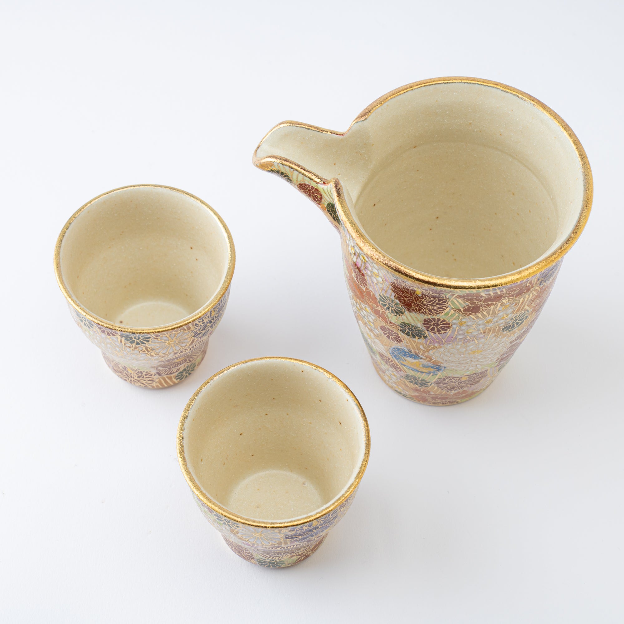 Hanazume Katakuchi Sake Set - JAPAN KUTANI SHOP