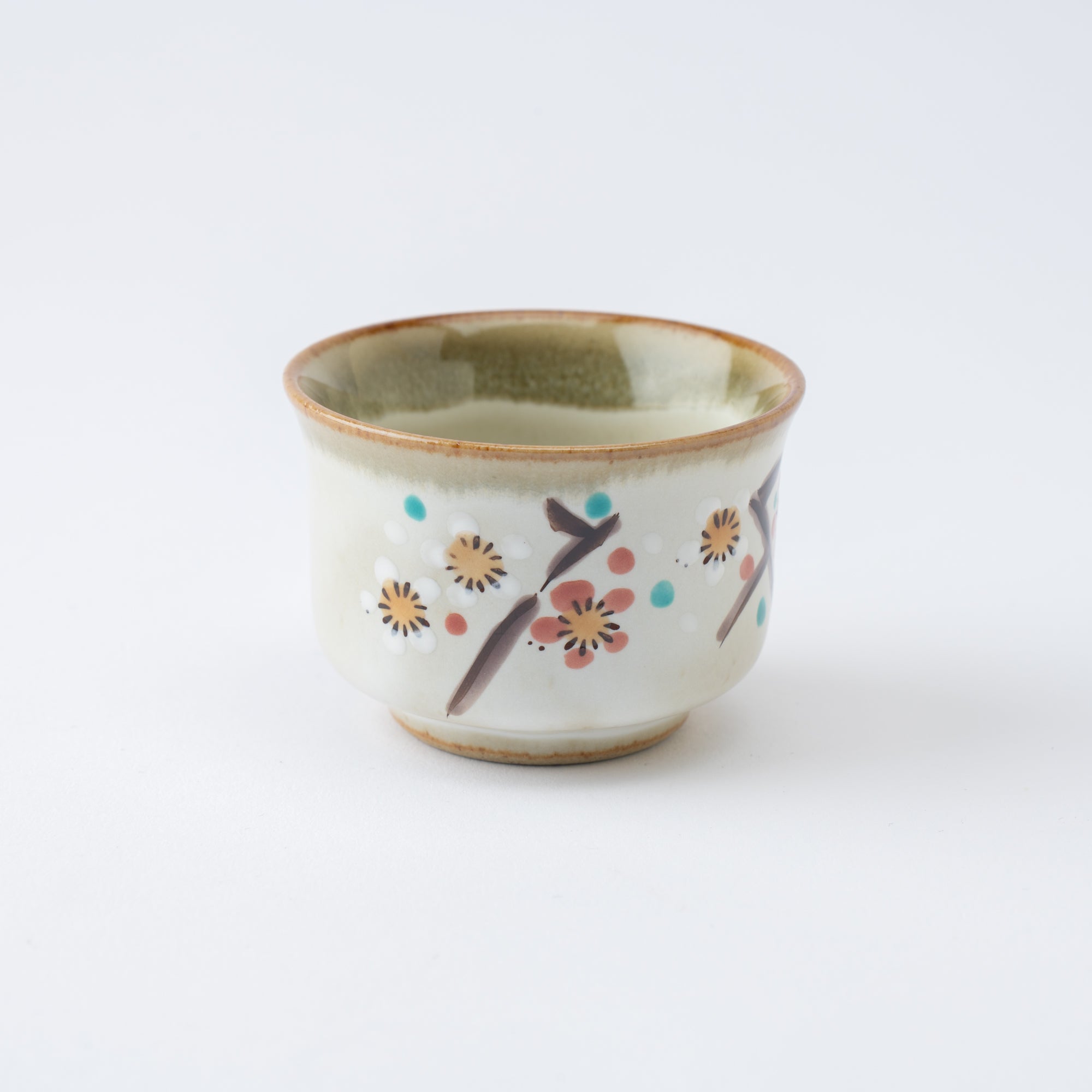 Red and White Plum Blossom Sake Set