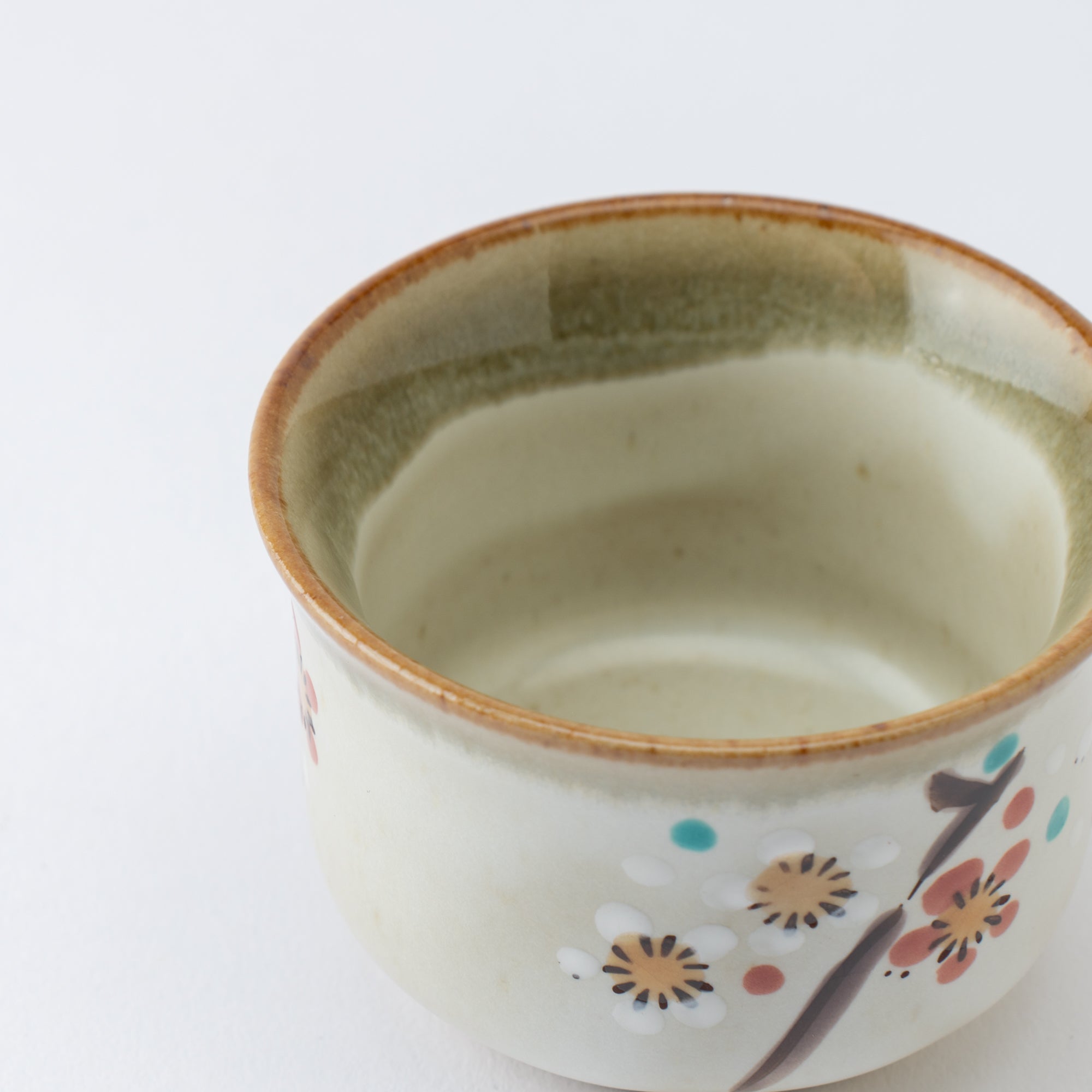 Red and White Plum Blossom Sake Set