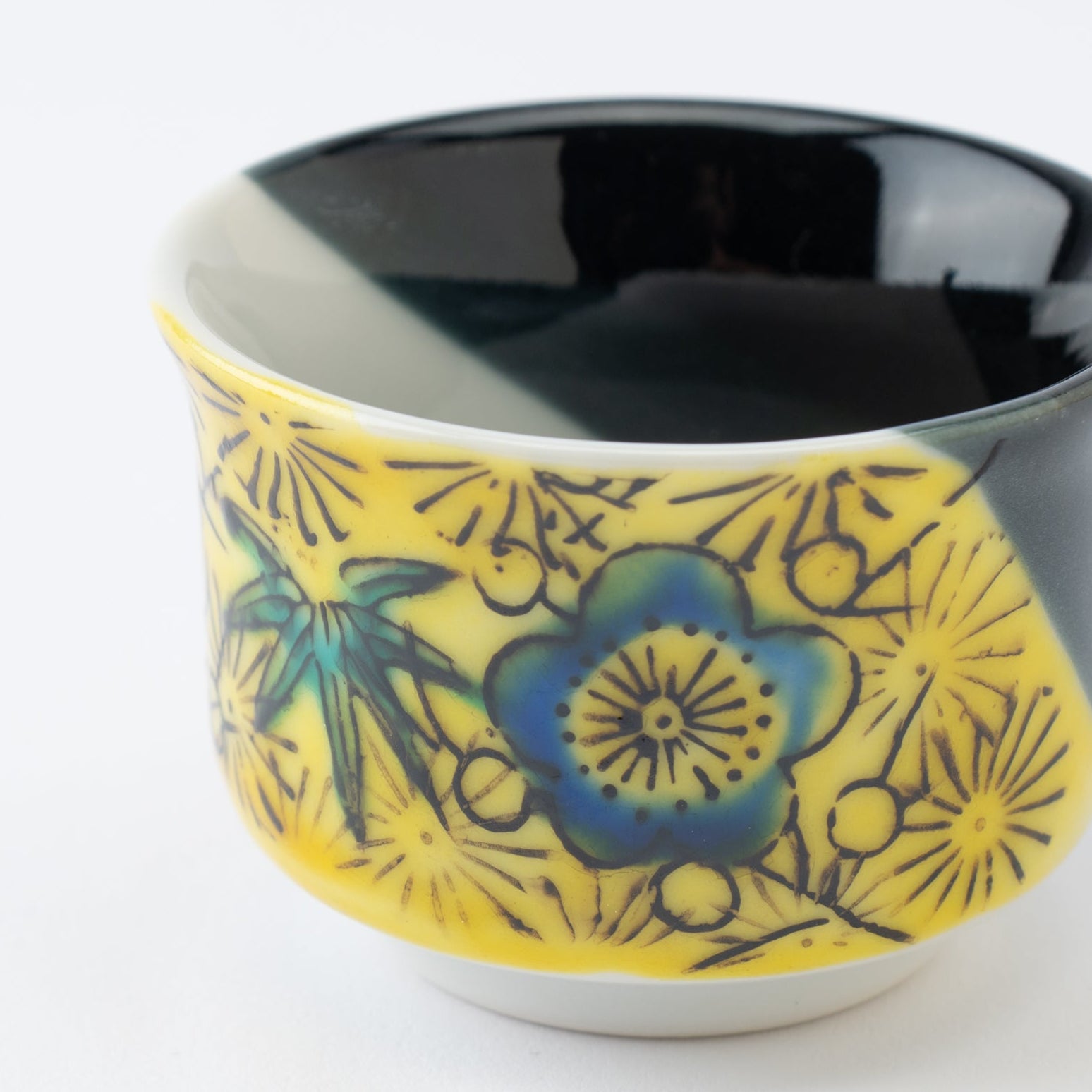 Pine, Bamboo, and Plum Sake Set with Tray