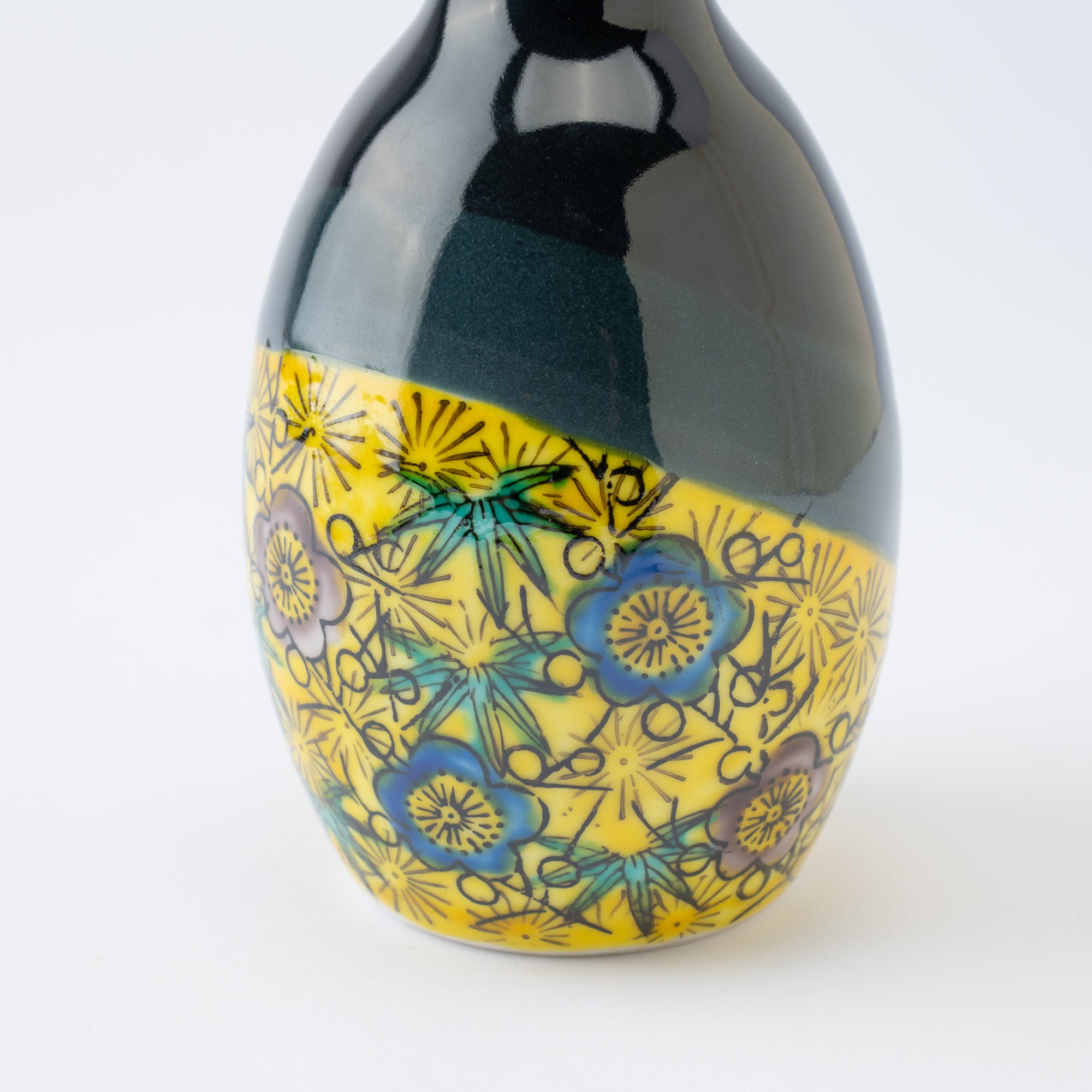 Pine, Bamboo, and Plum Sake Set with Tray