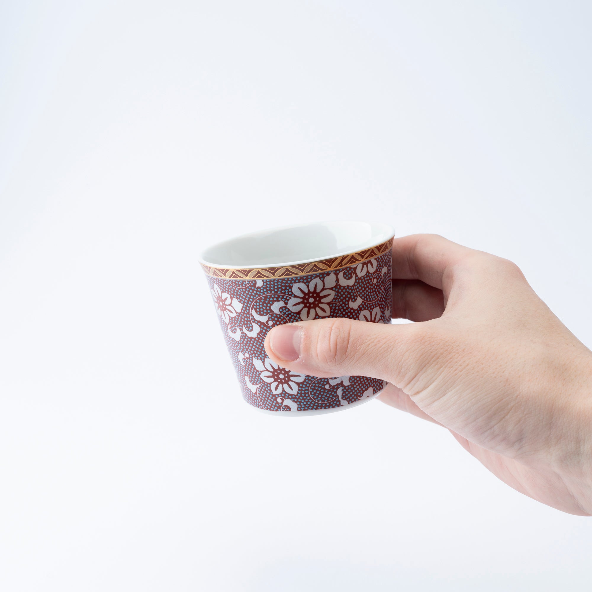 Clematis Chibu Soba Choko Cup - JAPAN KUTANI SHOP