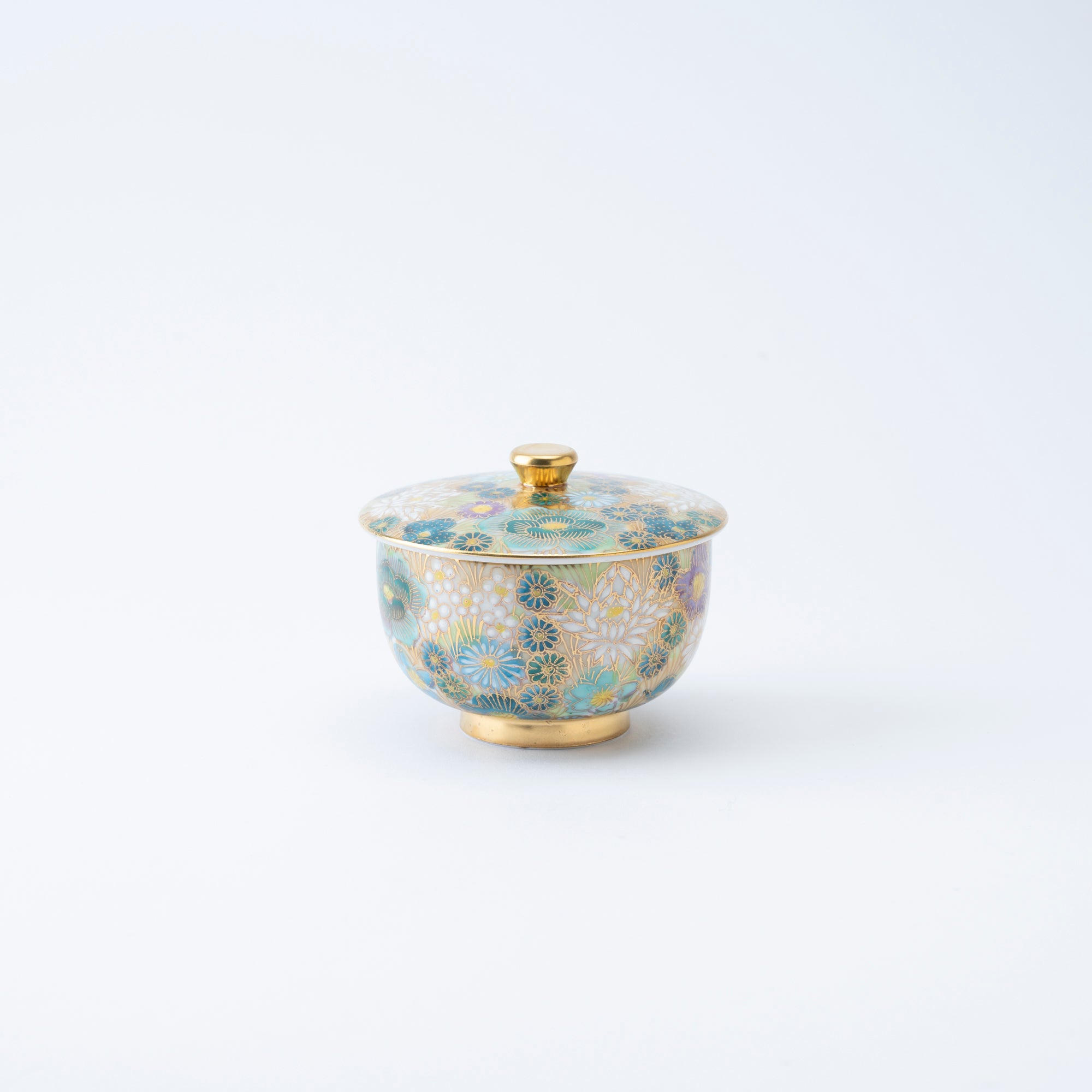 Hanazume Japanese Teacup Pair - JAPAN KUTANI SHOP