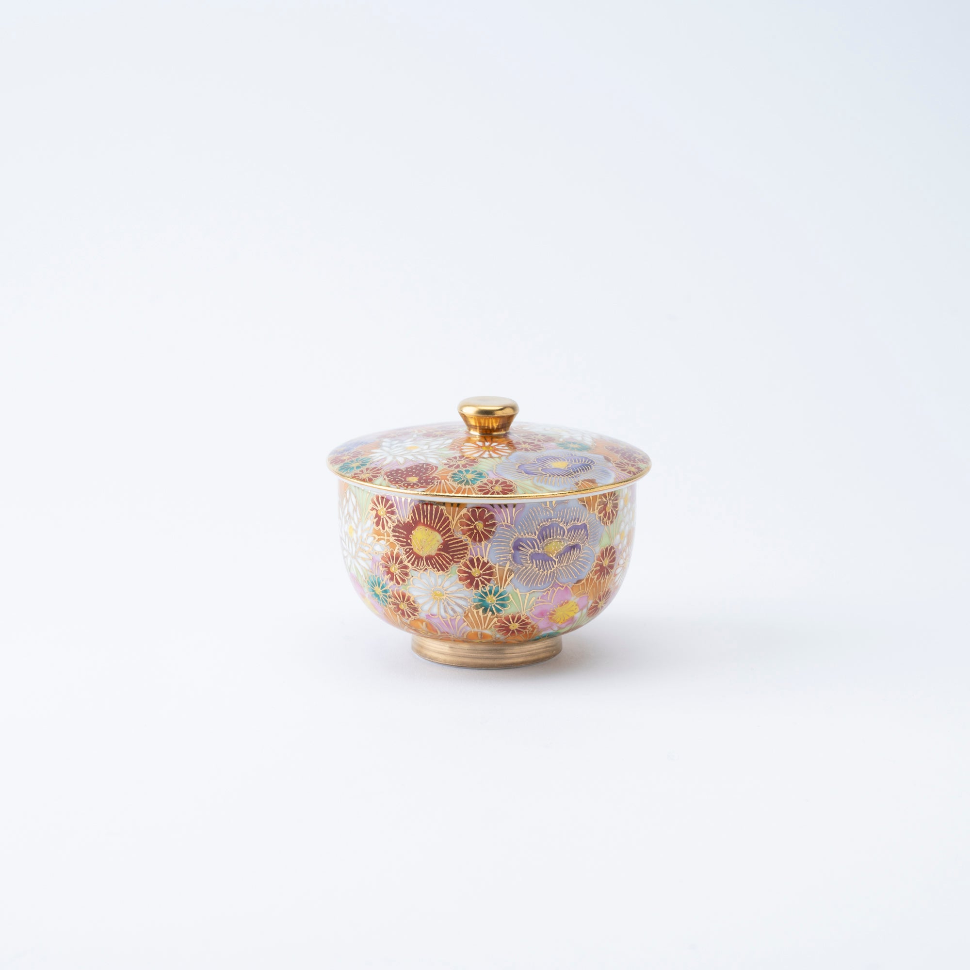 Hanazume Japanese Teacup Pair - JAPAN KUTANI SHOP