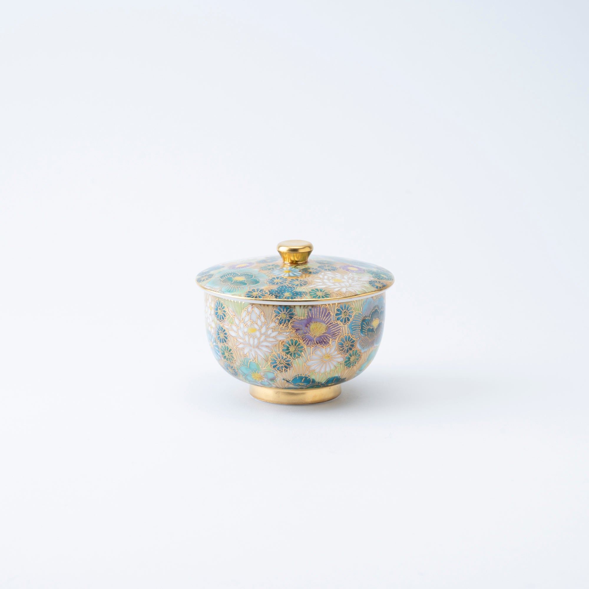 Hanazume Japanese Teacup Pair - JAPAN KUTANI SHOP