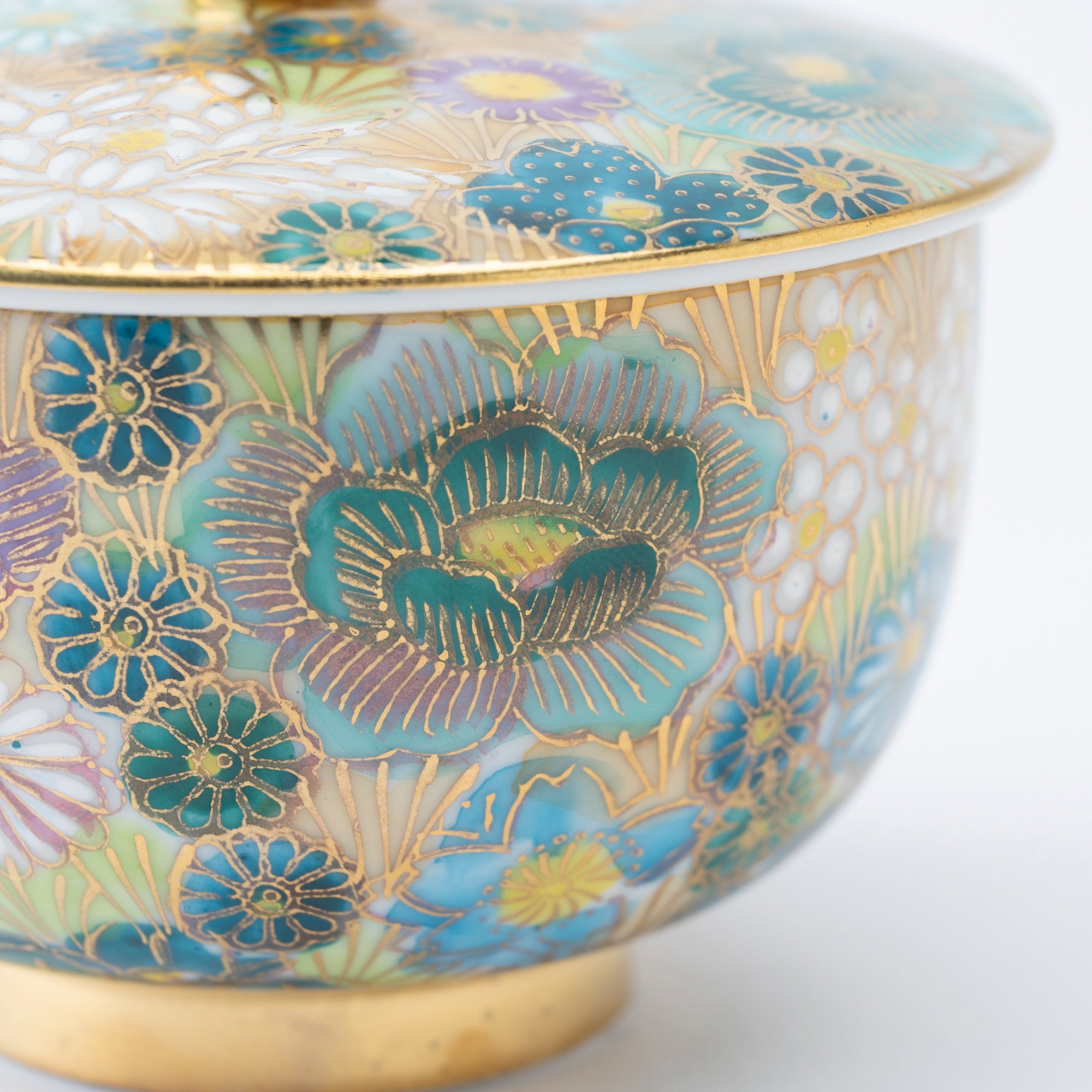 Hanazume Japanese Teacup Pair - JAPAN KUTANI SHOP