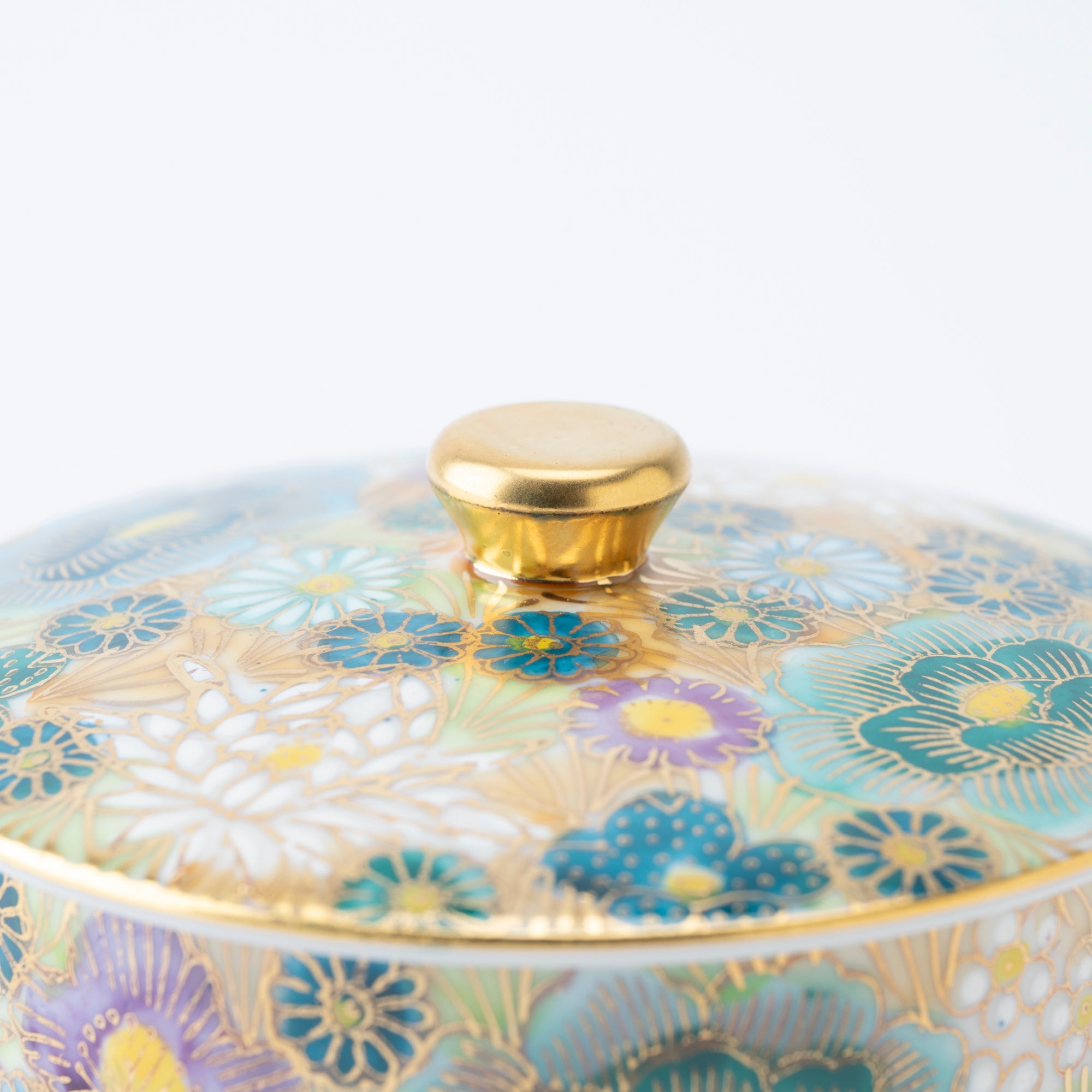 Hanazume Japanese Teacup Pair - JAPAN KUTANI SHOP