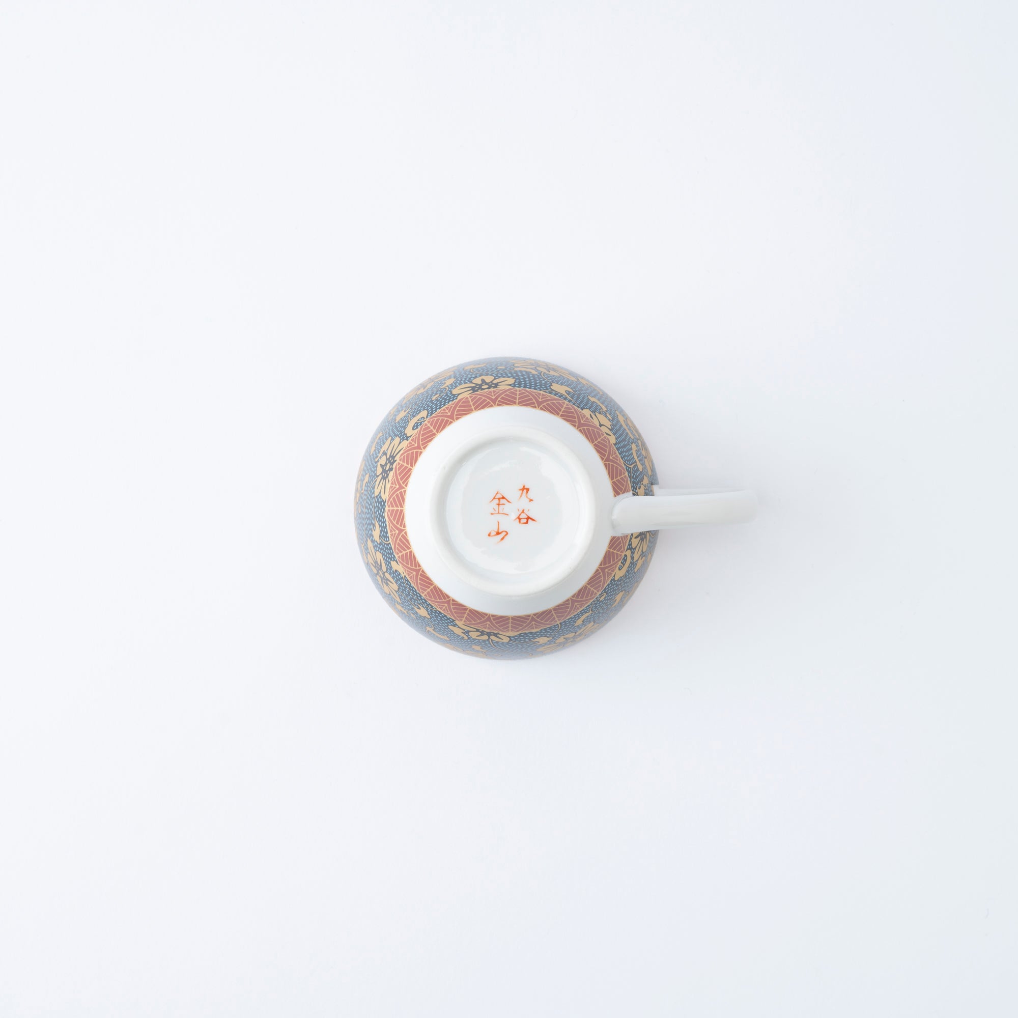 Clematis Chibu Cup & Saucer - JAPAN KUTANI SHOP