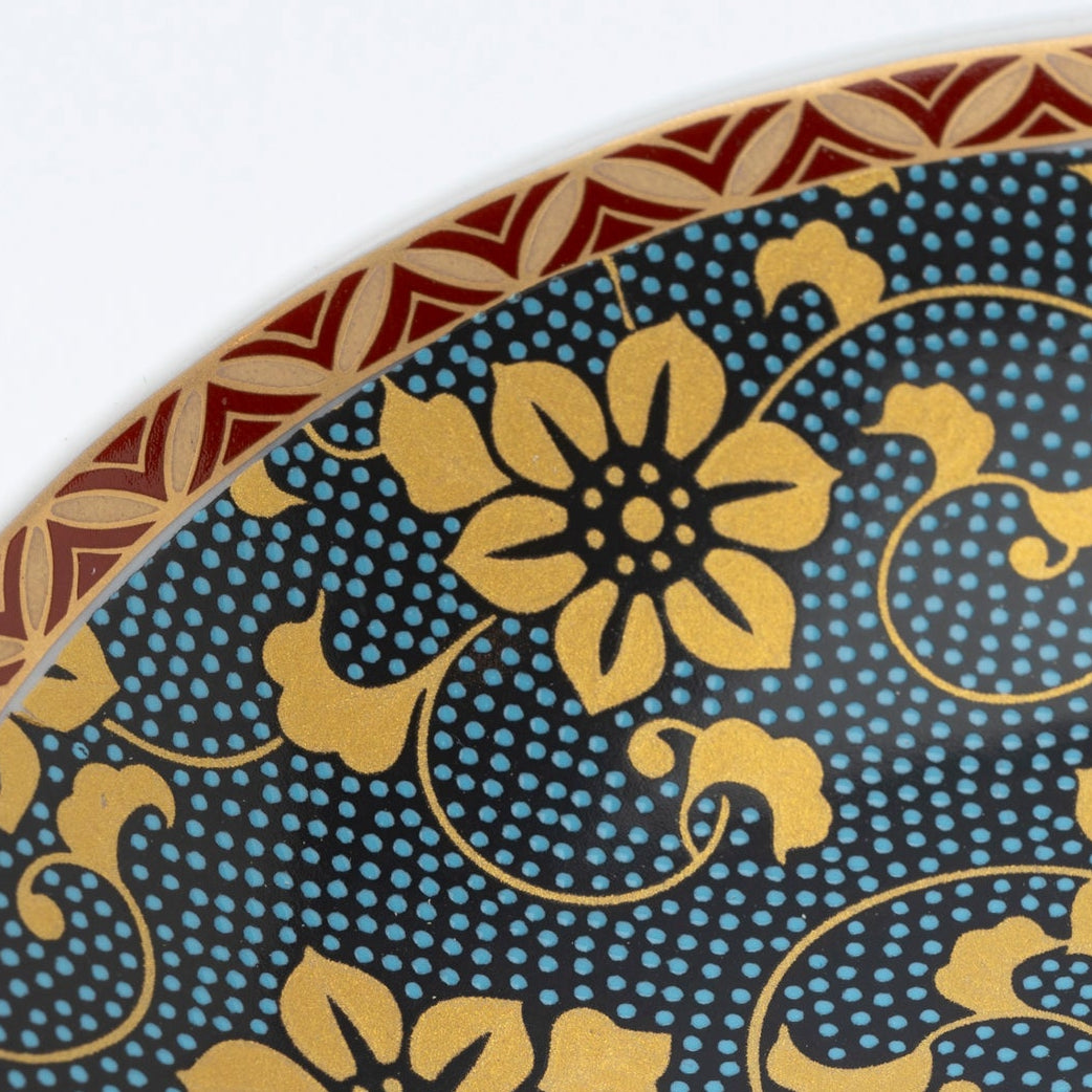 Clematis Chibu Cup & Saucer - JAPAN KUTANI SHOP