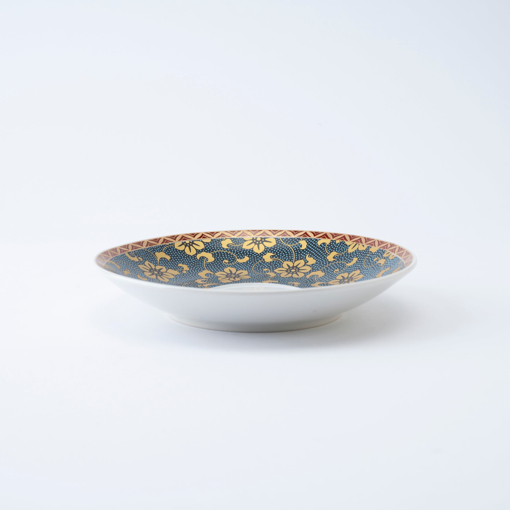 Clematis Chibu Cup & Saucer - JAPAN KUTANI SHOP