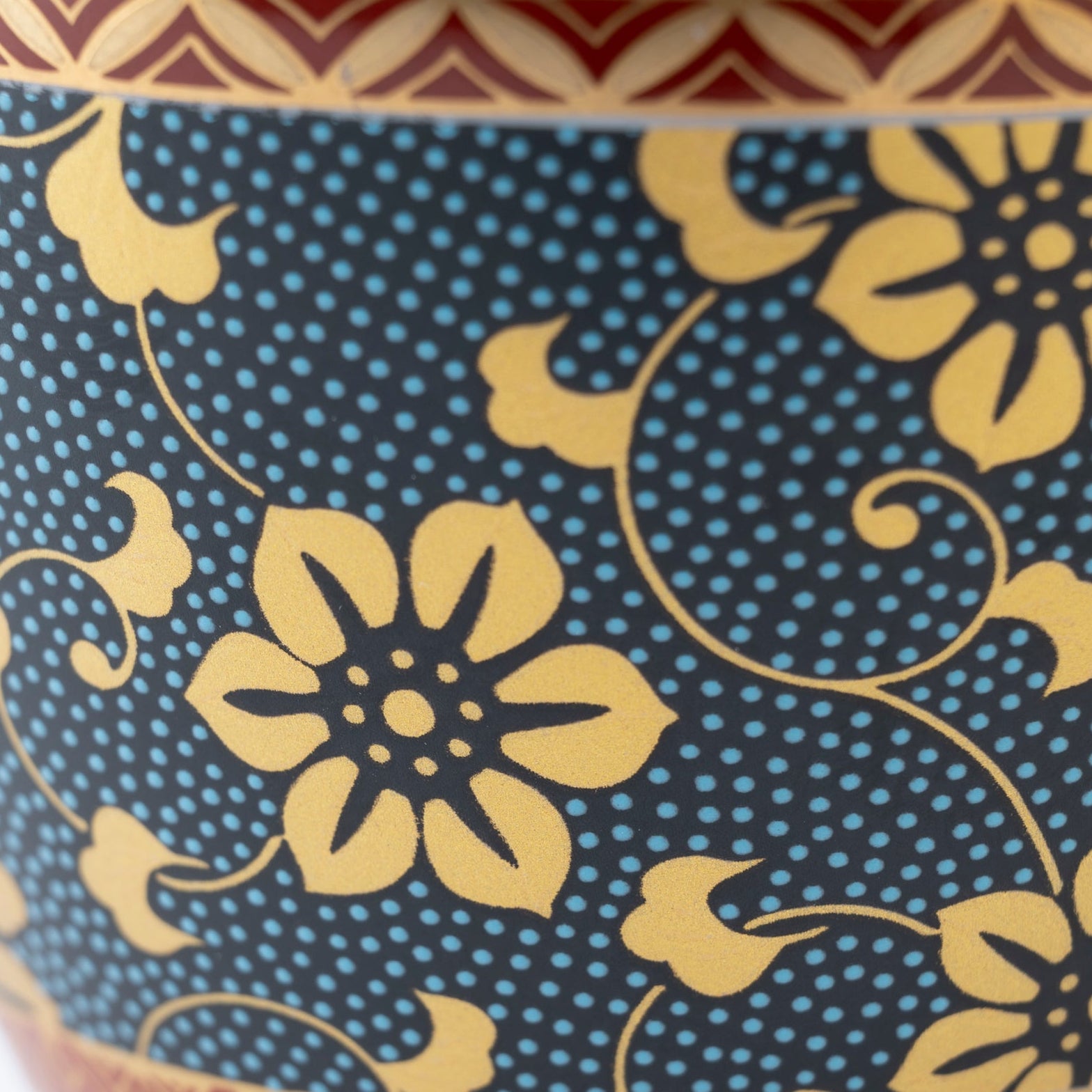 Clematis Chibu Cup & Saucer - JAPAN KUTANI SHOP