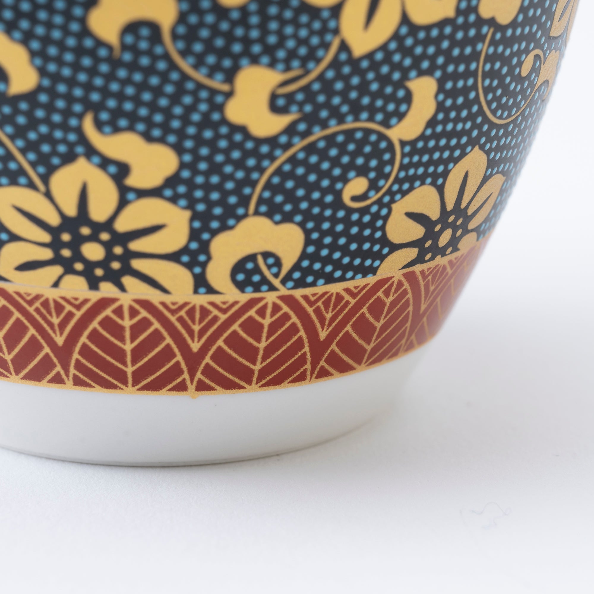 Clematis Chibu Cup & Saucer - JAPAN KUTANI SHOP