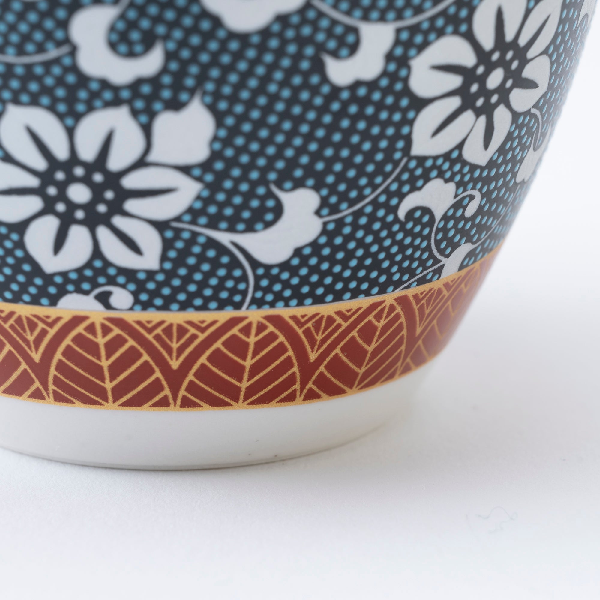 Clematis Chibu Cup & Saucer - JAPAN KUTANI SHOP