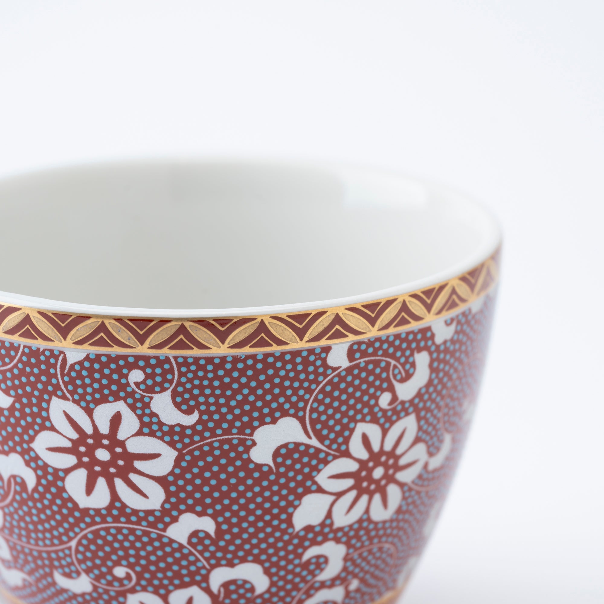 Clematis Chibu Cup & Saucer - JAPAN KUTANI SHOP
