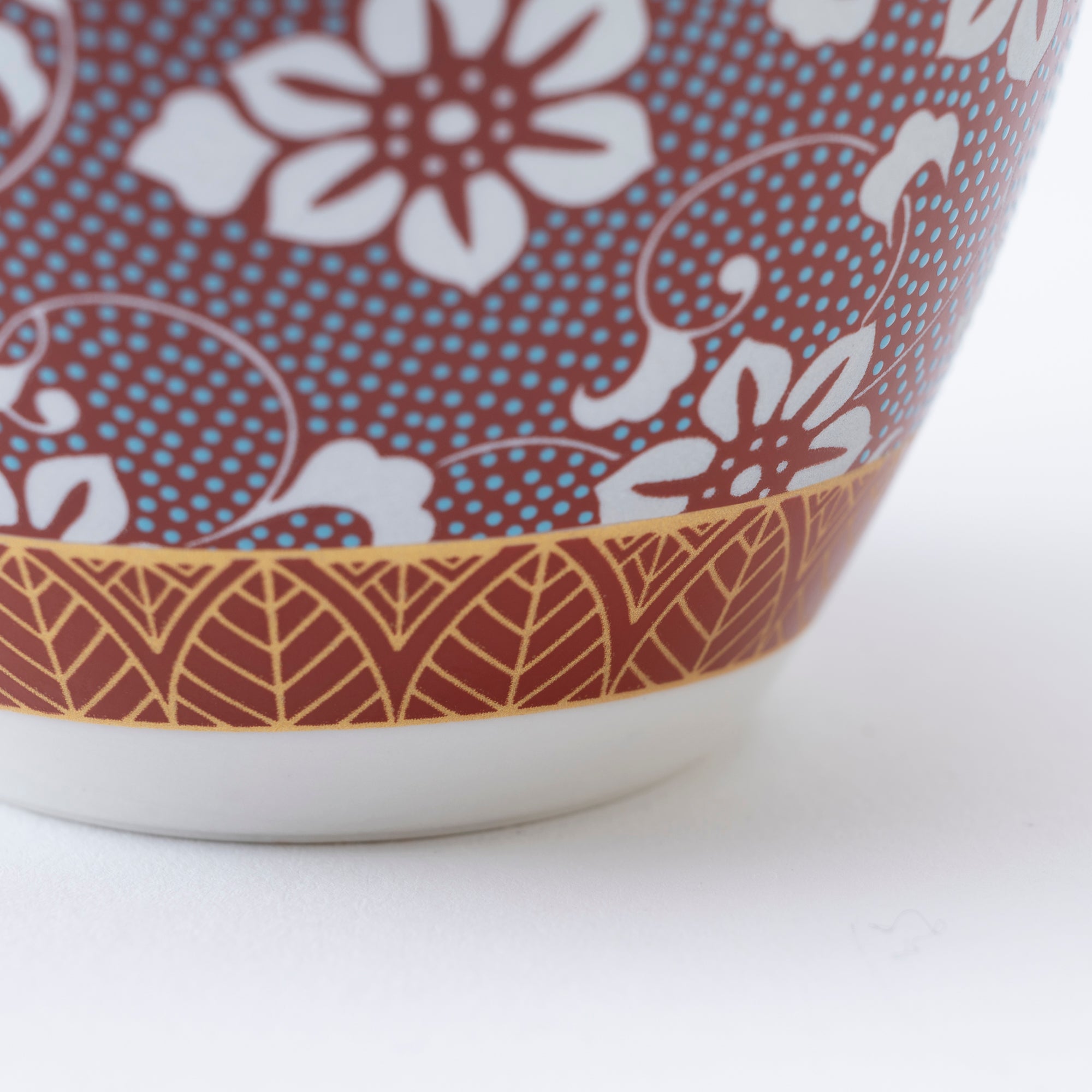 Clematis Chibu Cup & Saucer - JAPAN KUTANI SHOP