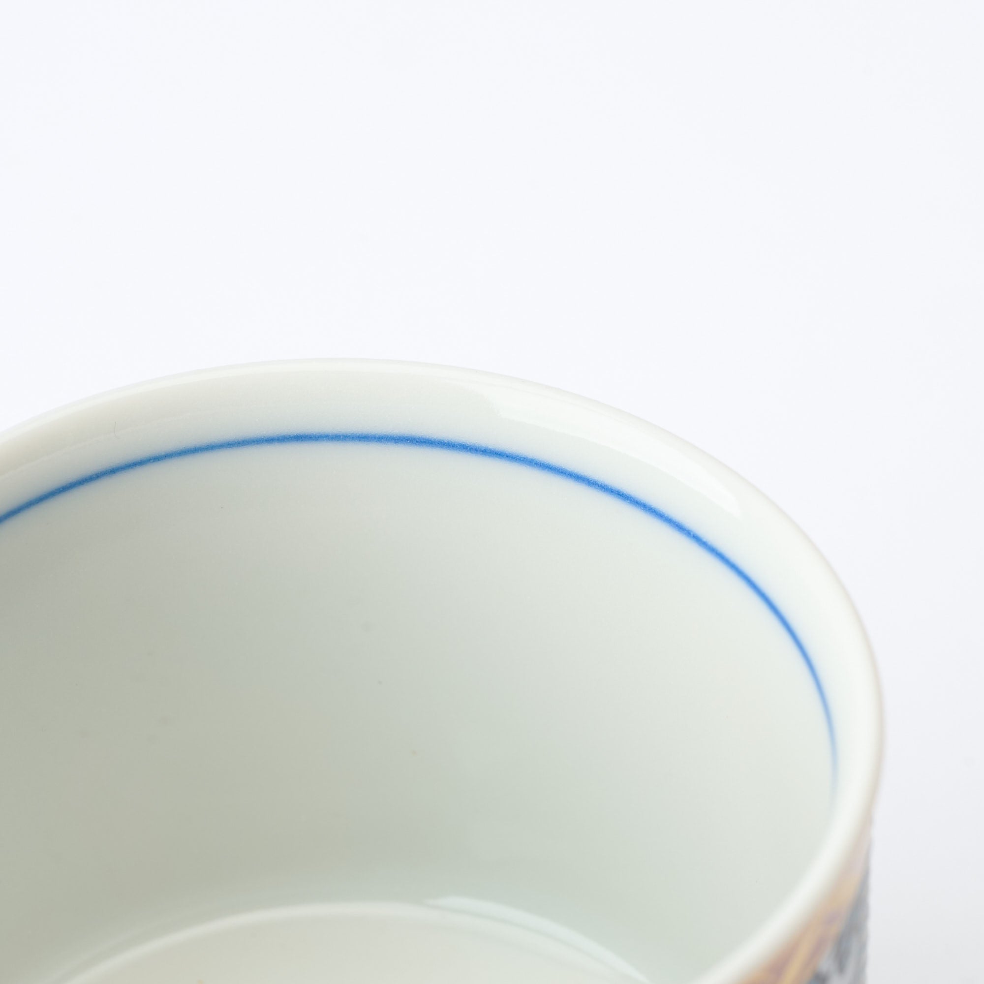 Silver Clematis Aochibu Sake Cup Pair - JAPAN KUTANI SHOP