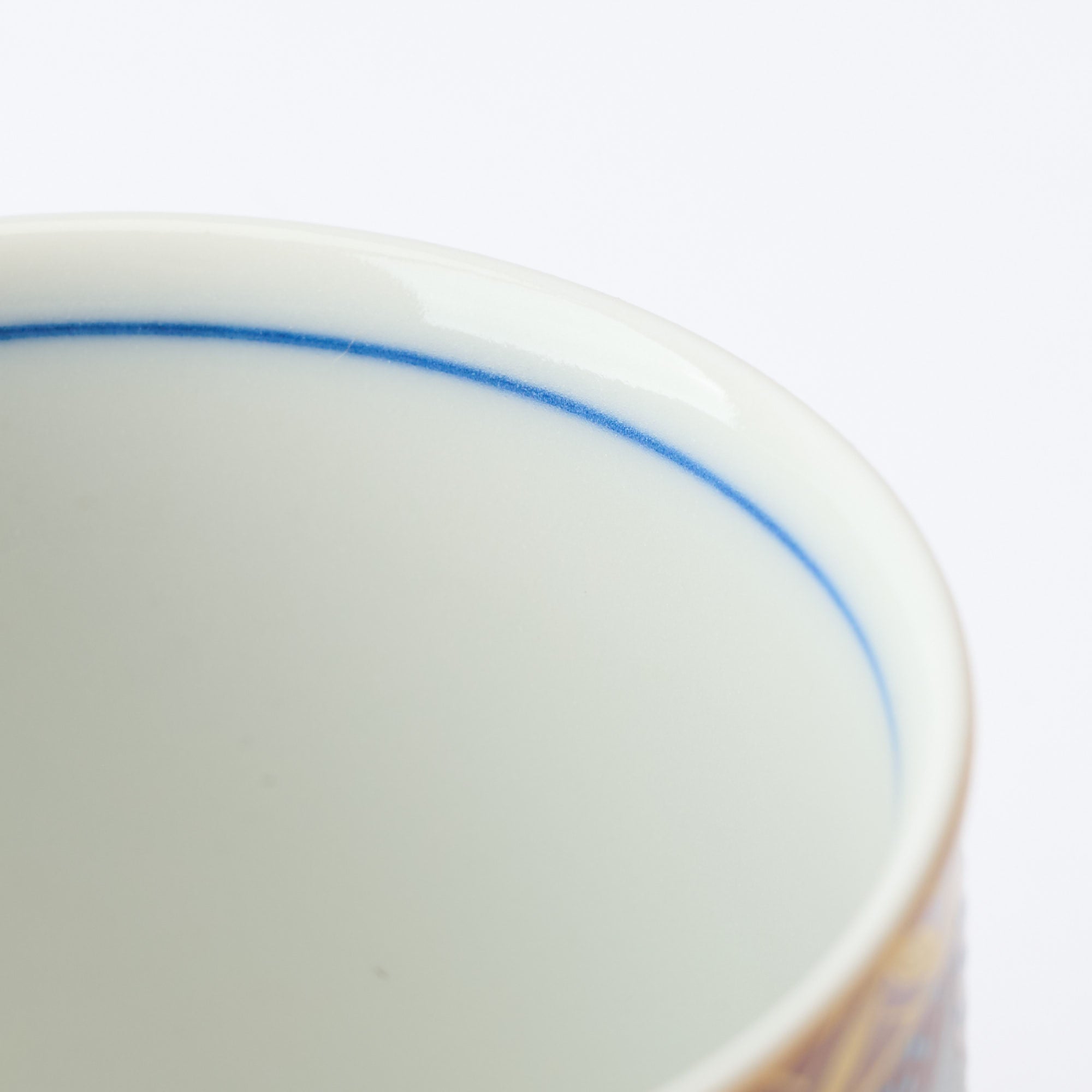 Silver Clematis Aochibu Sake Cup Pair - JAPAN KUTANI SHOP