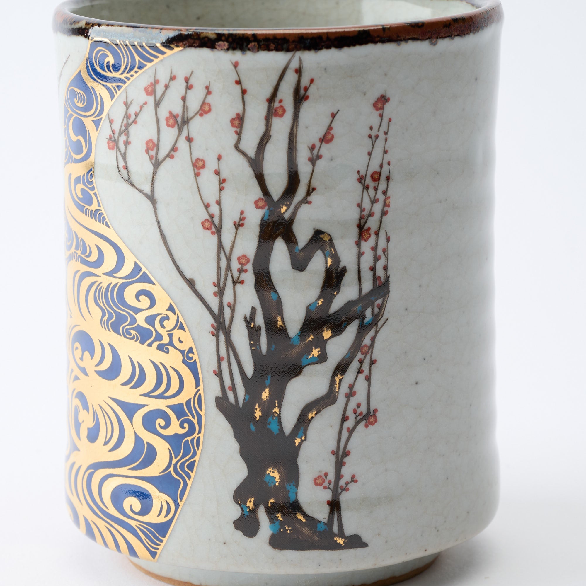 Korinbai Yunomi Japanese Teacup - JAPAN KUTANI SHOP