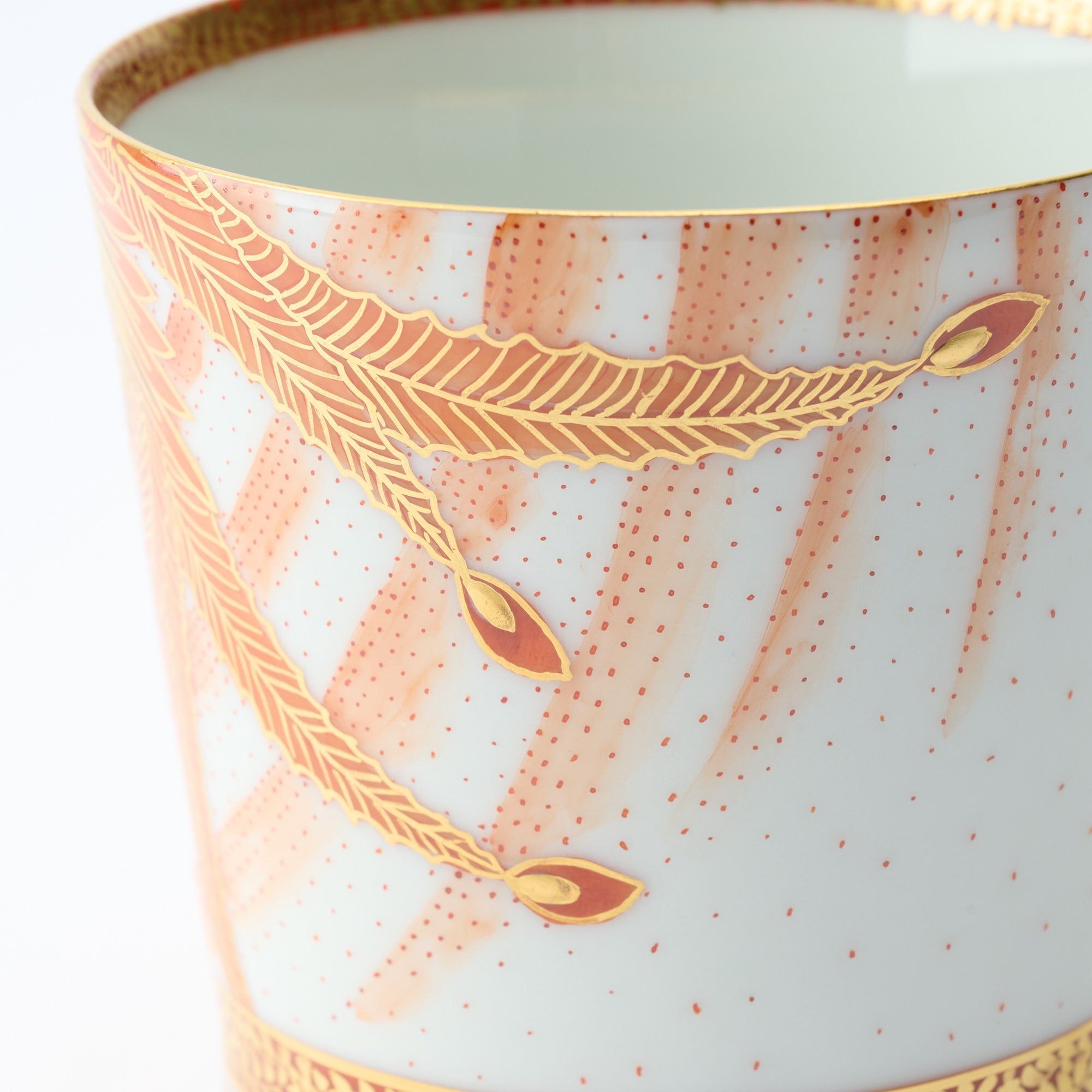 Kinrande Dragon & Phoenix Cup Pair - JAPAN KUTANI SHOP