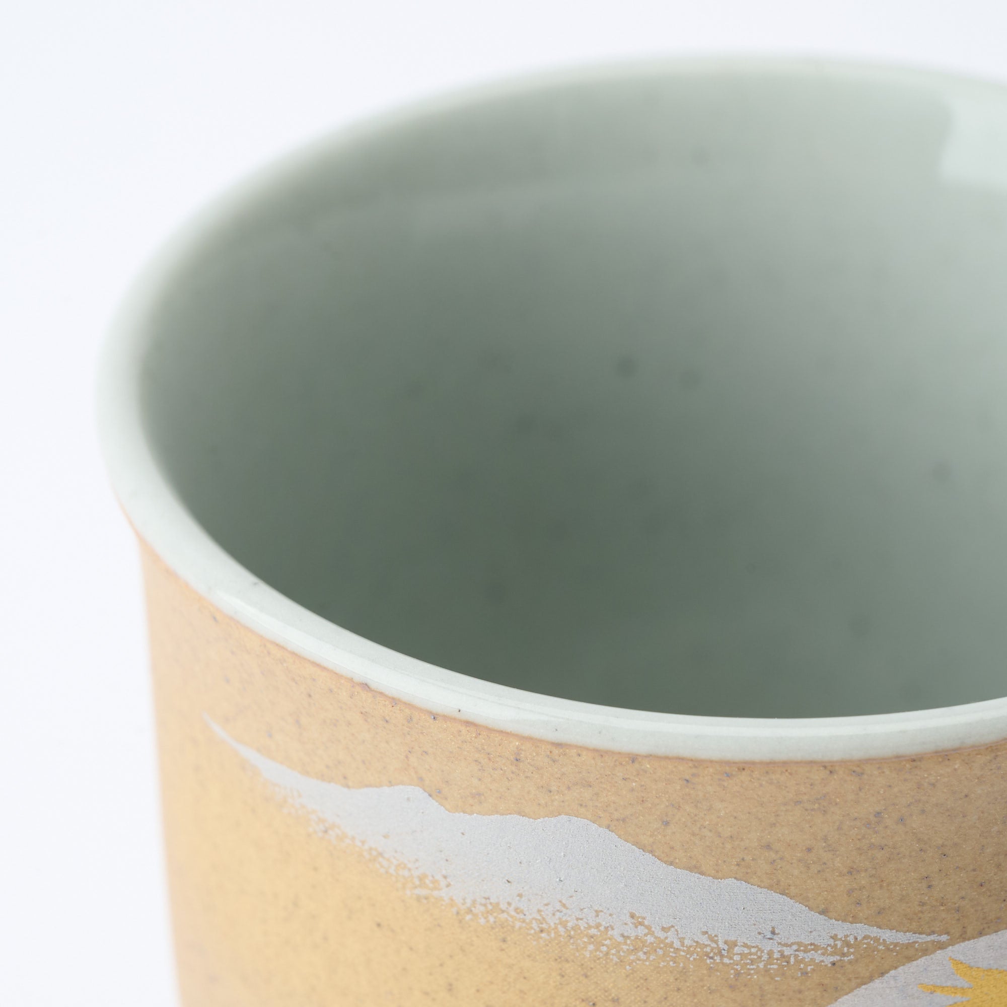 Golden and Silver Cranes Rice Bowl and Japanese Yunomi Teacup Pair Set - JAPAN KUTANI SHOP