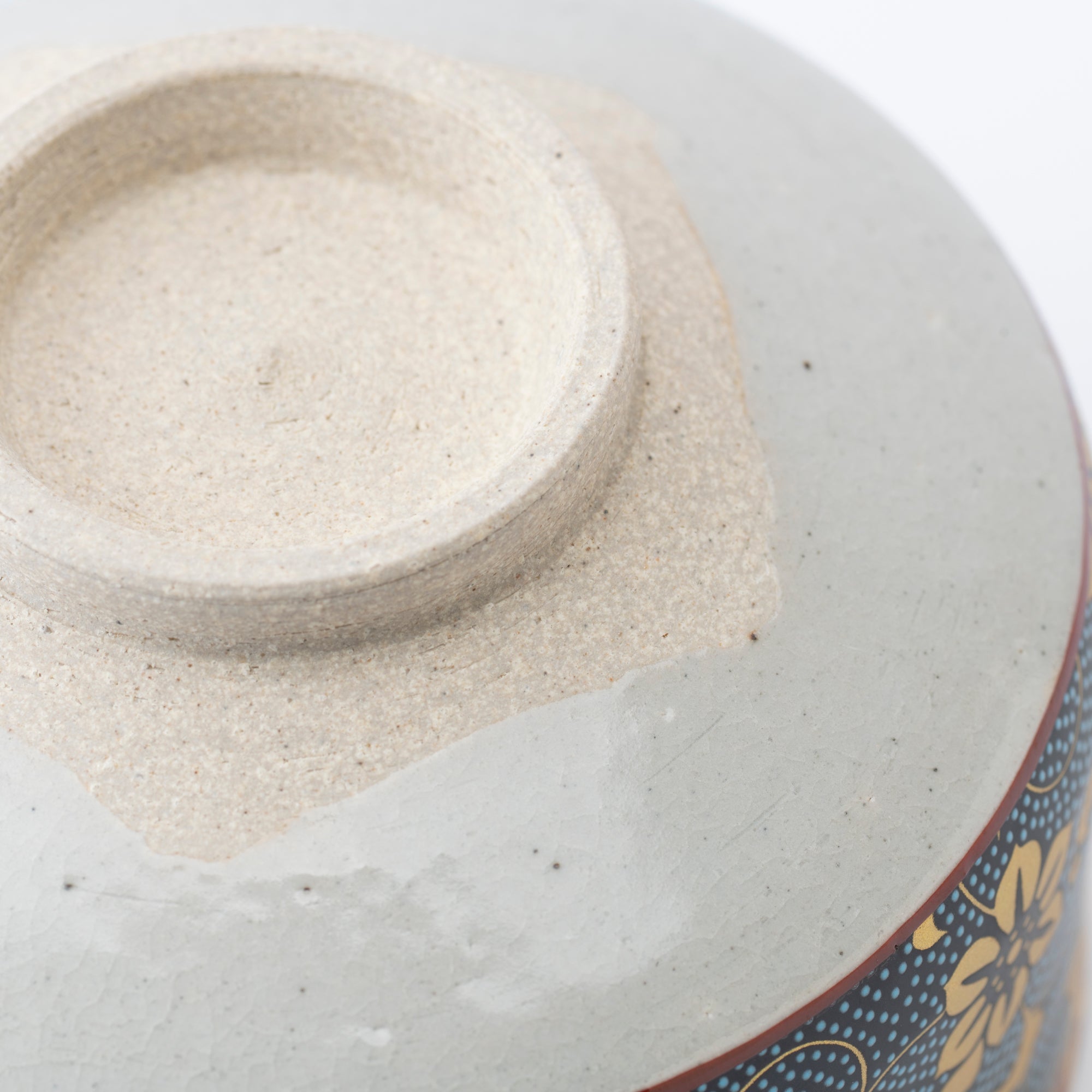 Clematis Chibu Matcha Bowl - JAPAN KUTANI SHOP