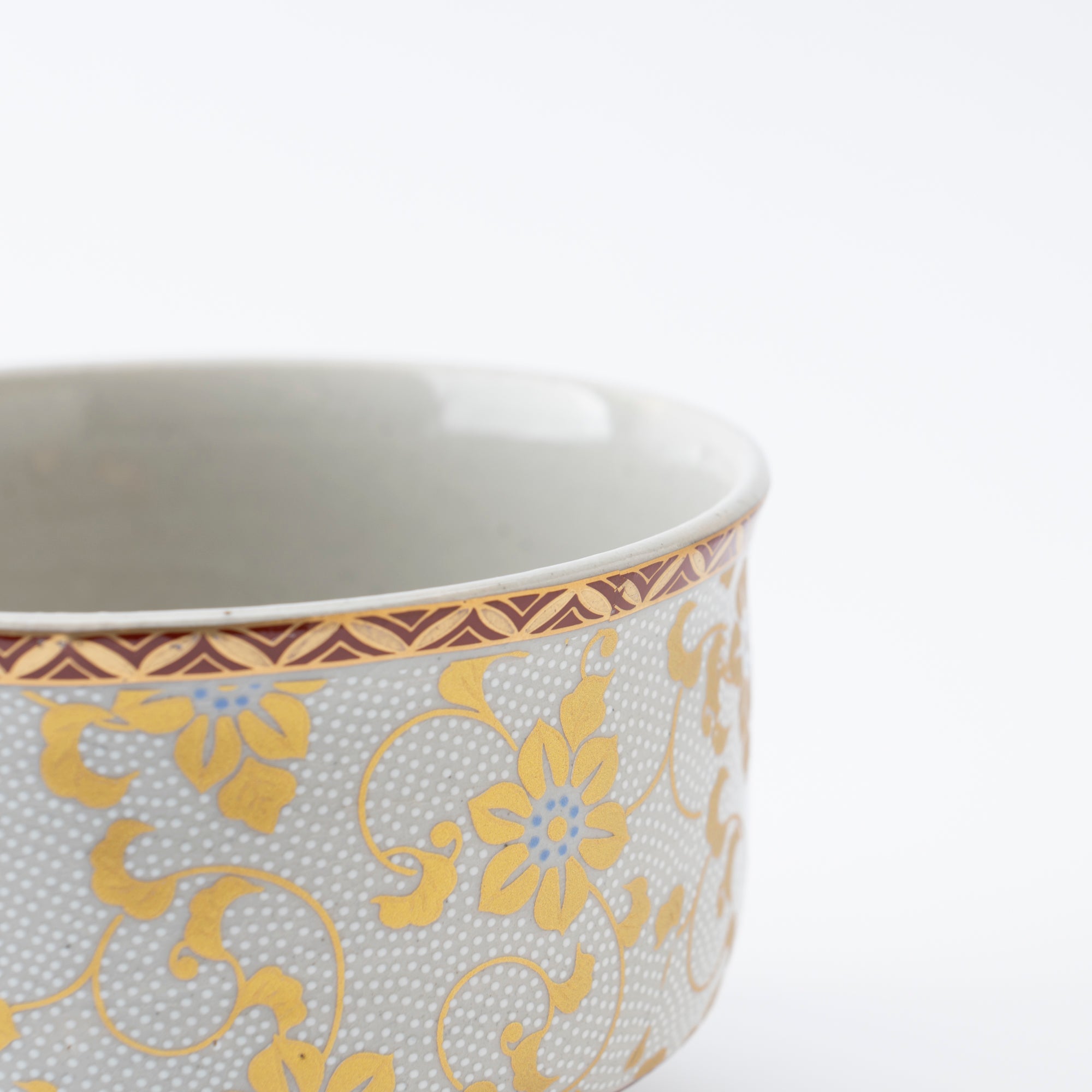 Clematis Chibu Matcha Bowl - JAPAN KUTANI SHOP