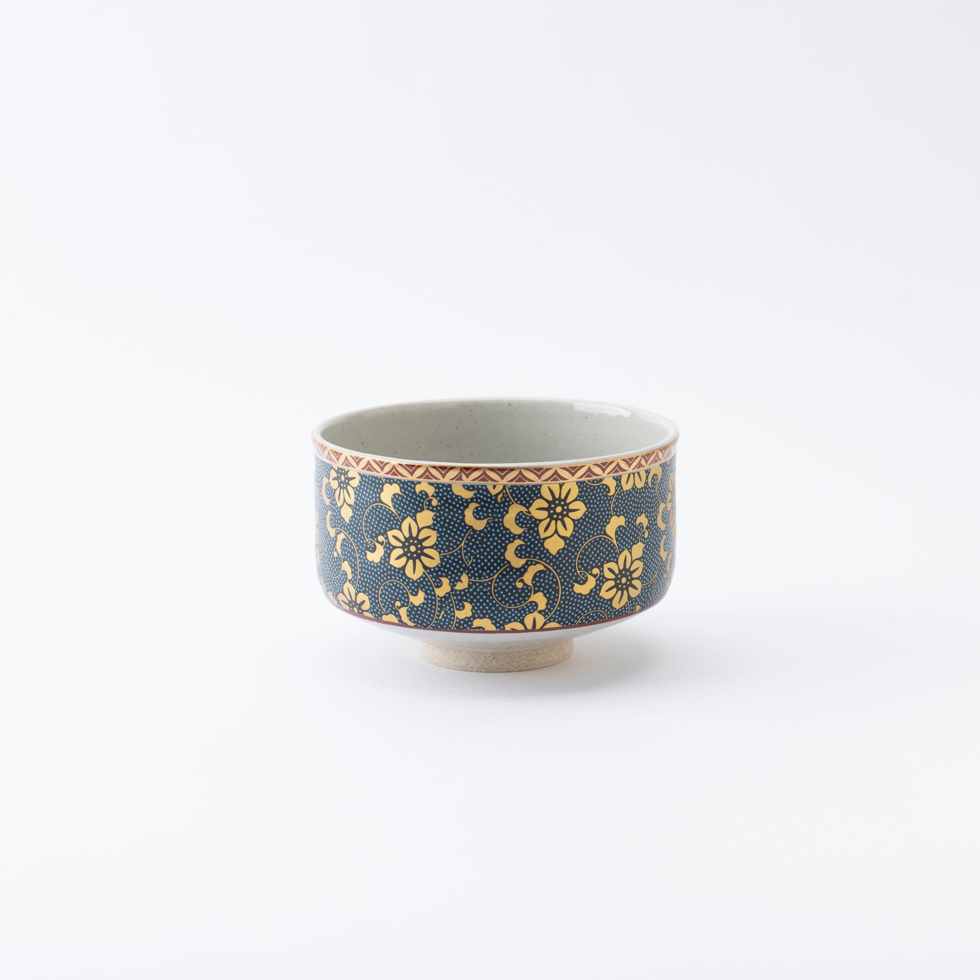 Clematis Chibu Matcha Bowl - JAPAN KUTANI SHOP