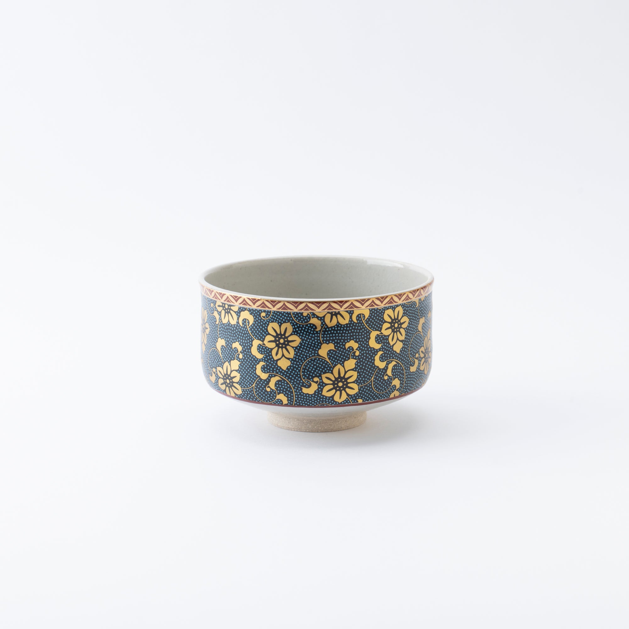 Clematis Chibu Matcha Bowl - JAPAN KUTANI SHOP