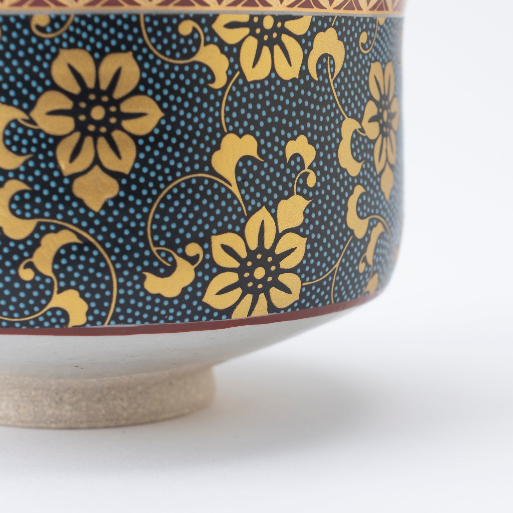 Clematis Chibu Matcha Bowl - JAPAN KUTANI SHOP