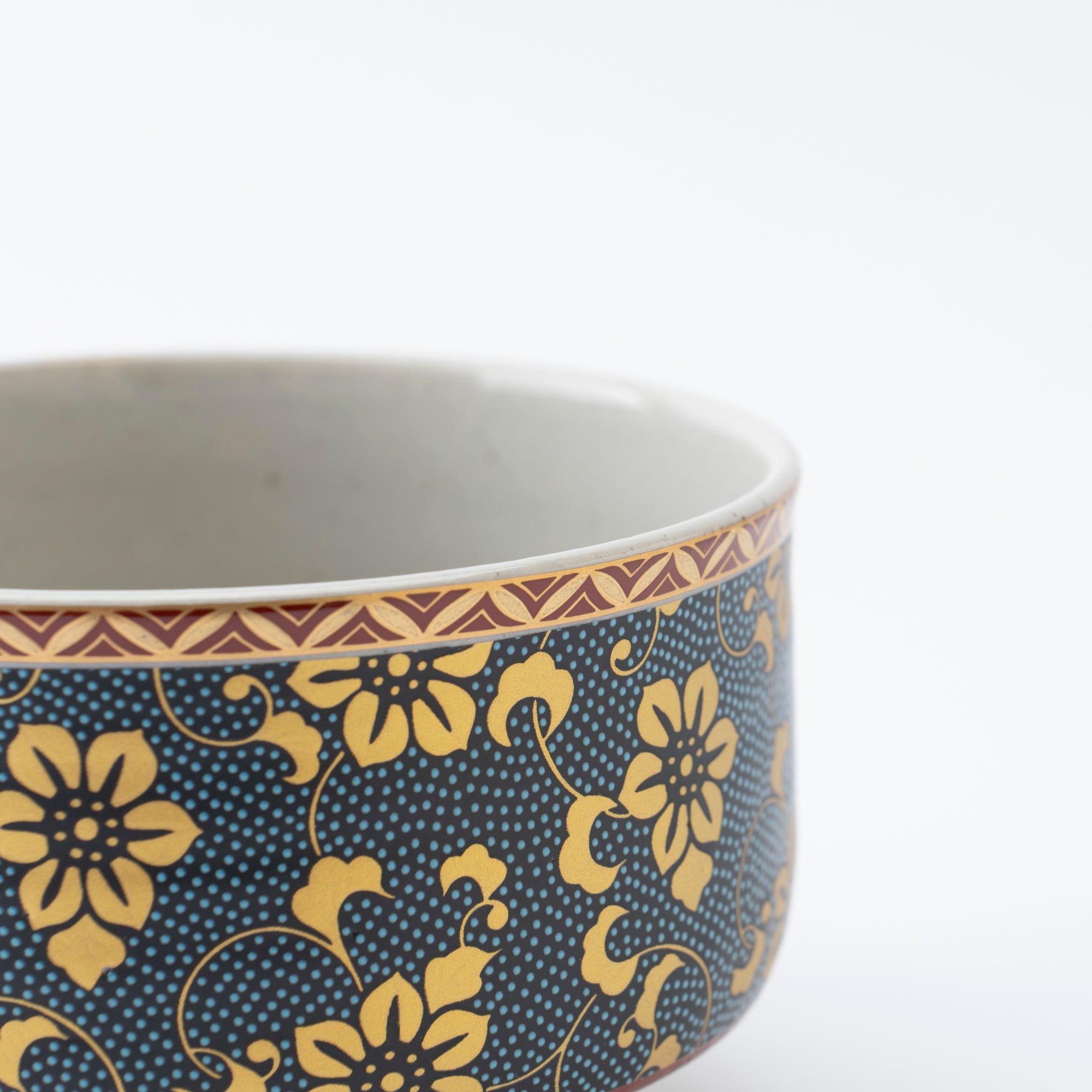 Clematis Chibu Matcha Bowl - JAPAN KUTANI SHOP