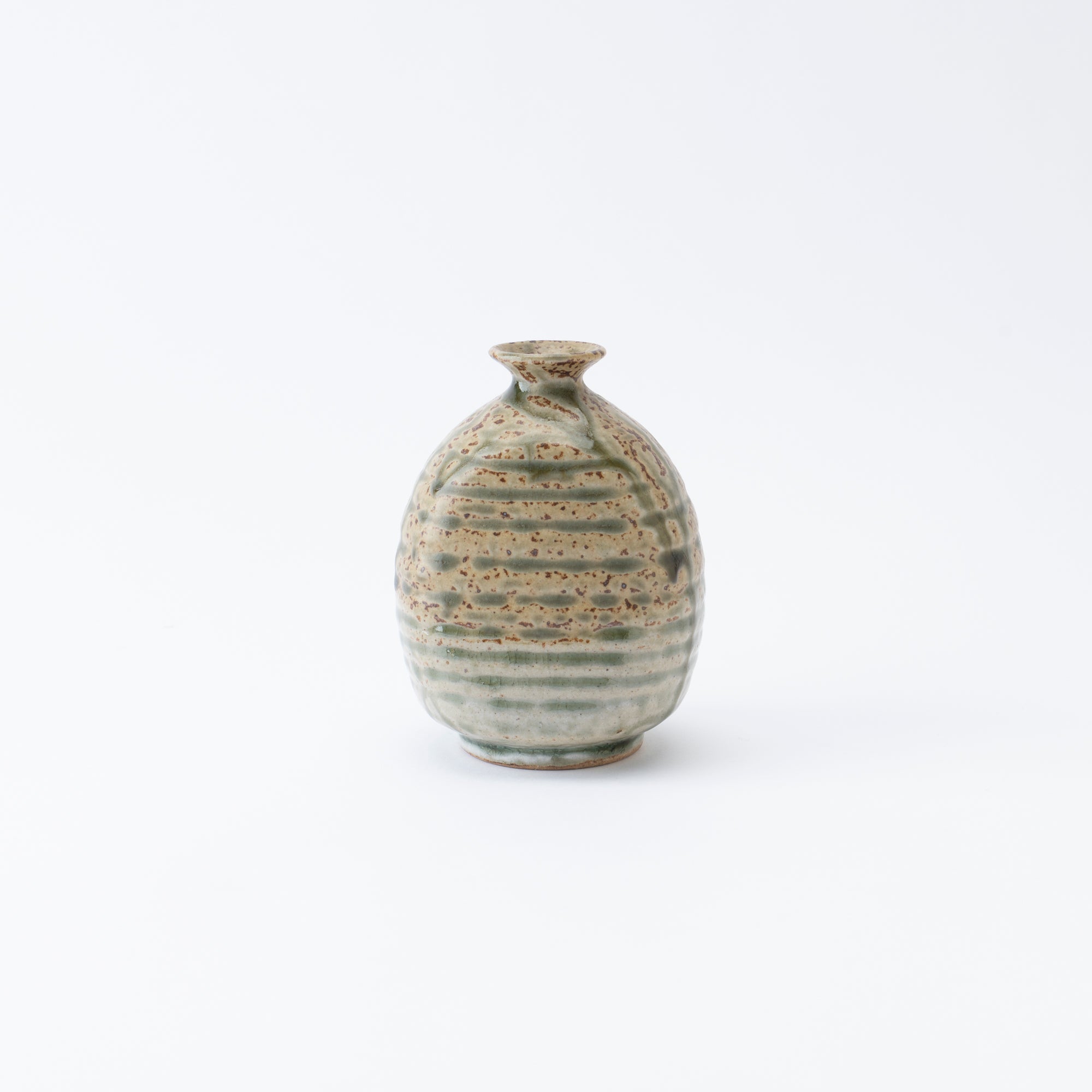 White Clematis Sake Set - JAPAN KUTANI SHOP