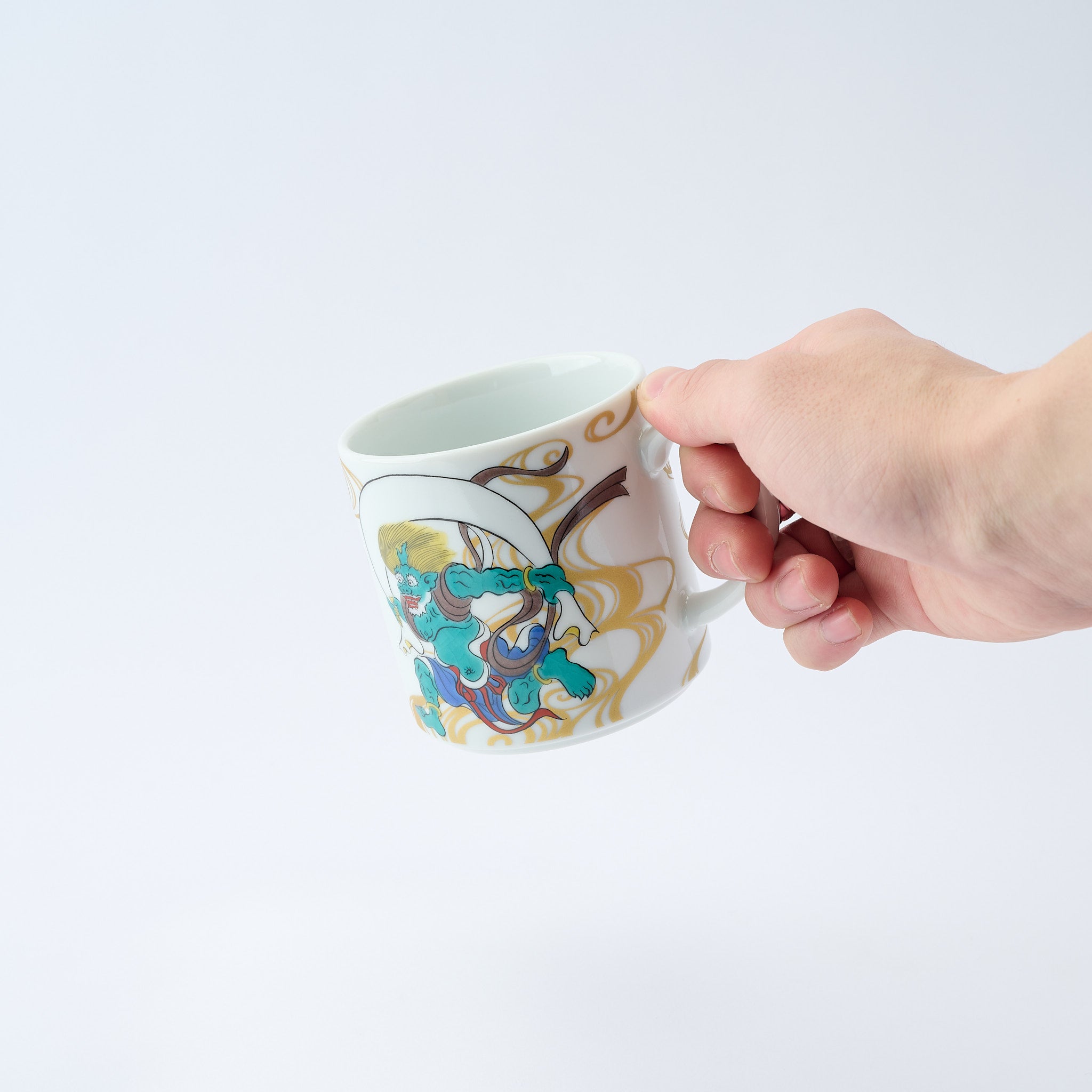 Fujin Raijin Mug - JAPAN KUTANI SHOP