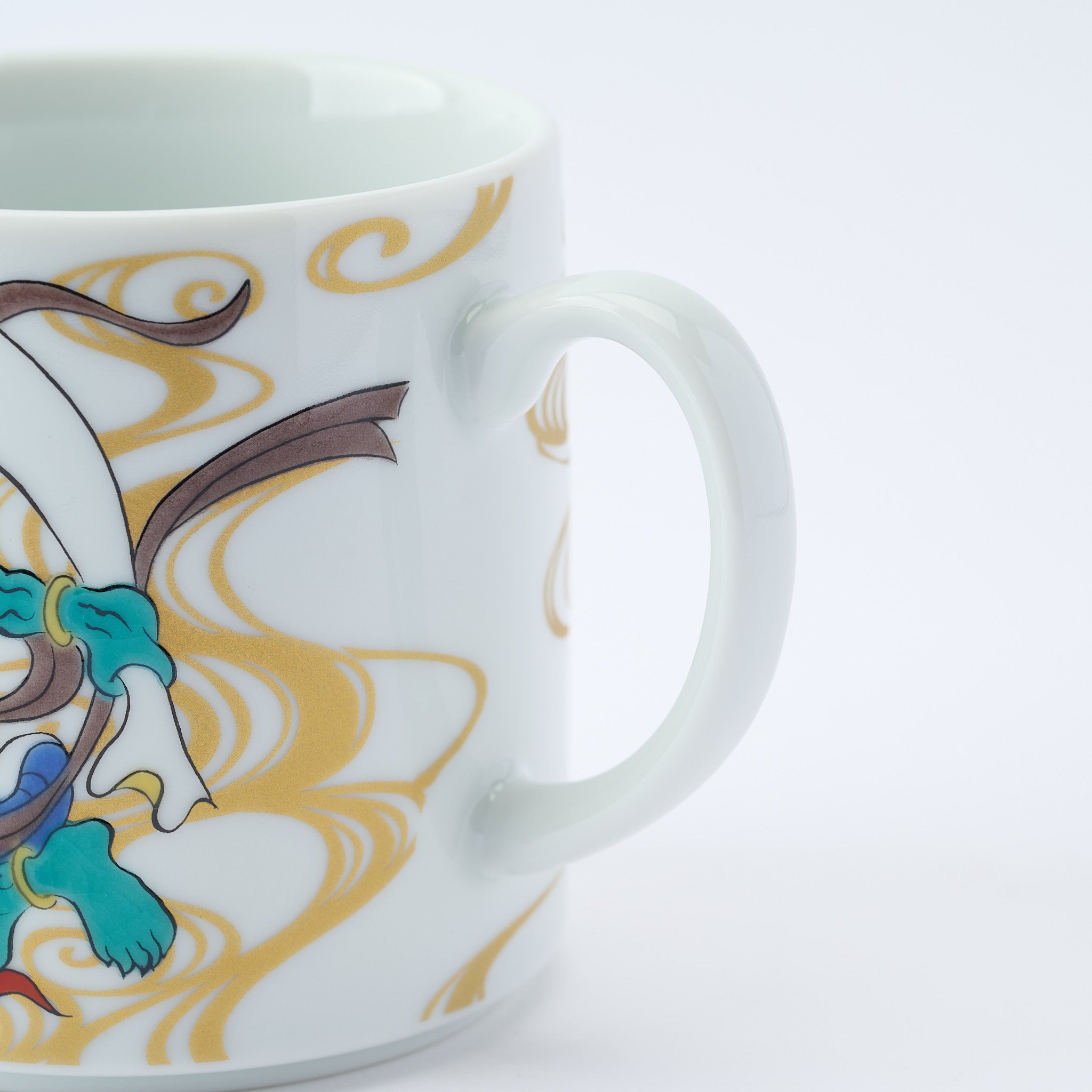 Fujin Raijin Mug - JAPAN KUTANI SHOP