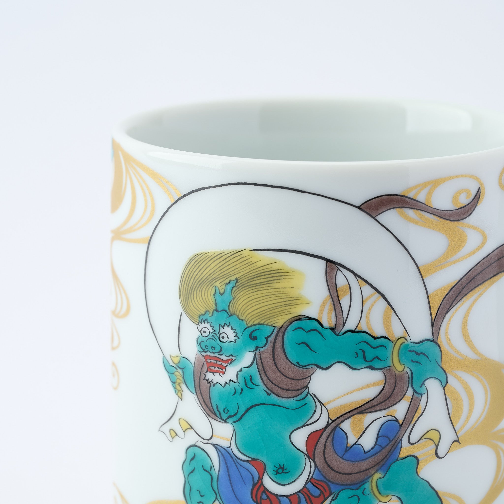 Fujin Raijin Mug - JAPAN KUTANI SHOP