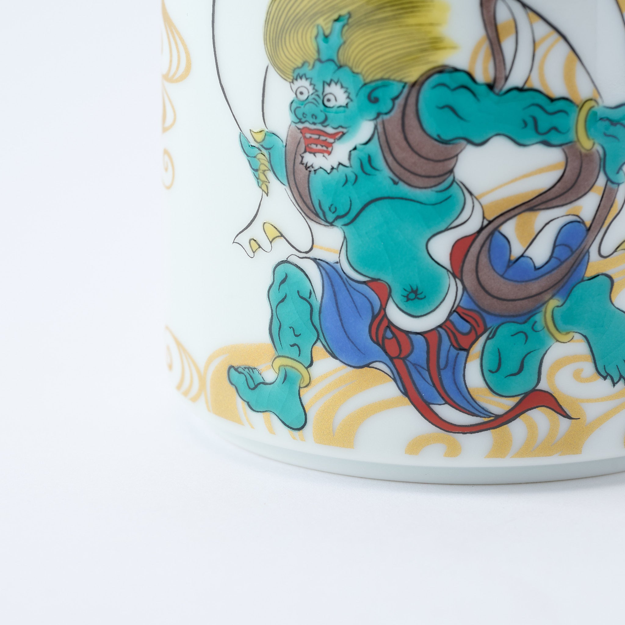 Fujin Raijin Mug - JAPAN KUTANI SHOP