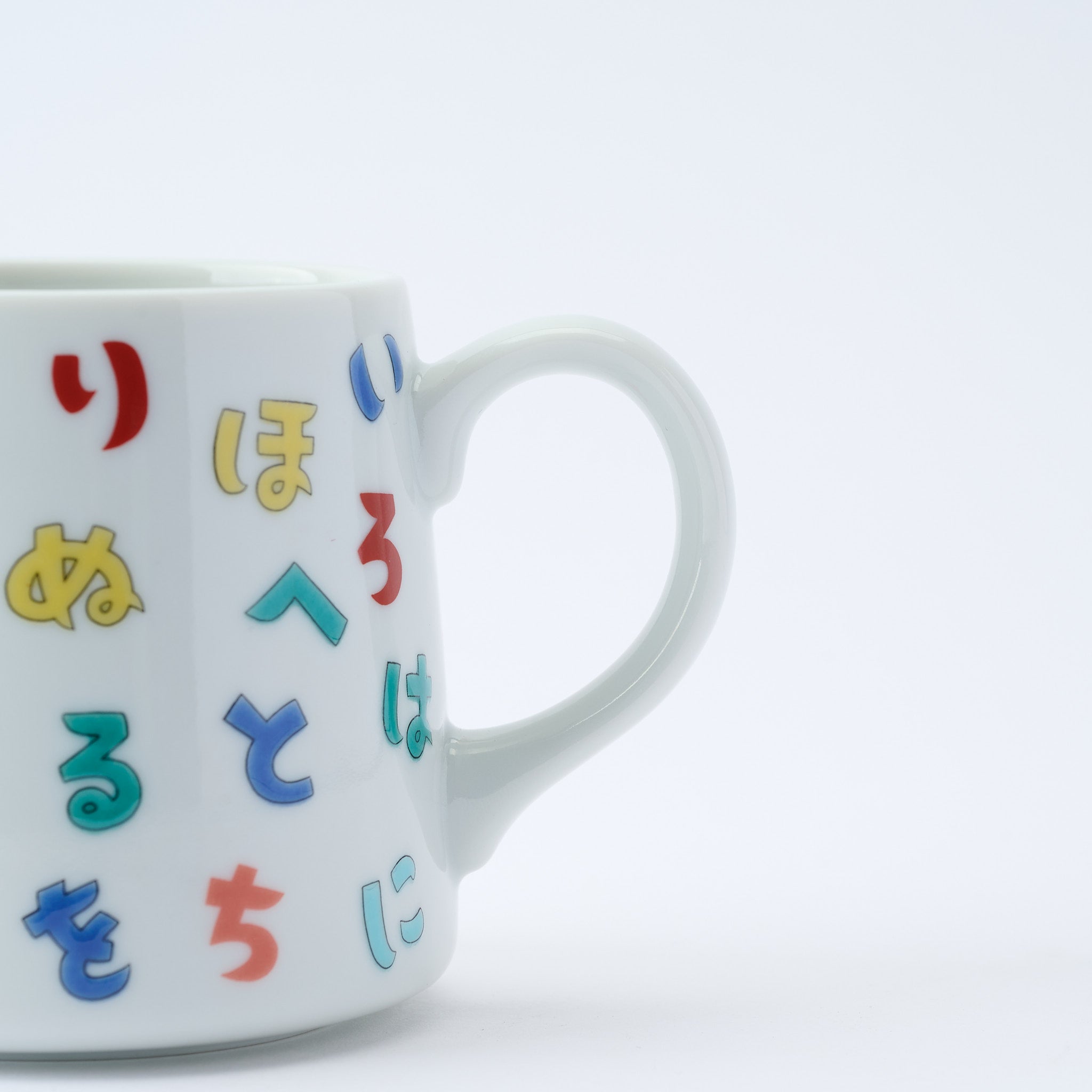 Iroha Letters Mug - JAPAN KUTANI SHOP