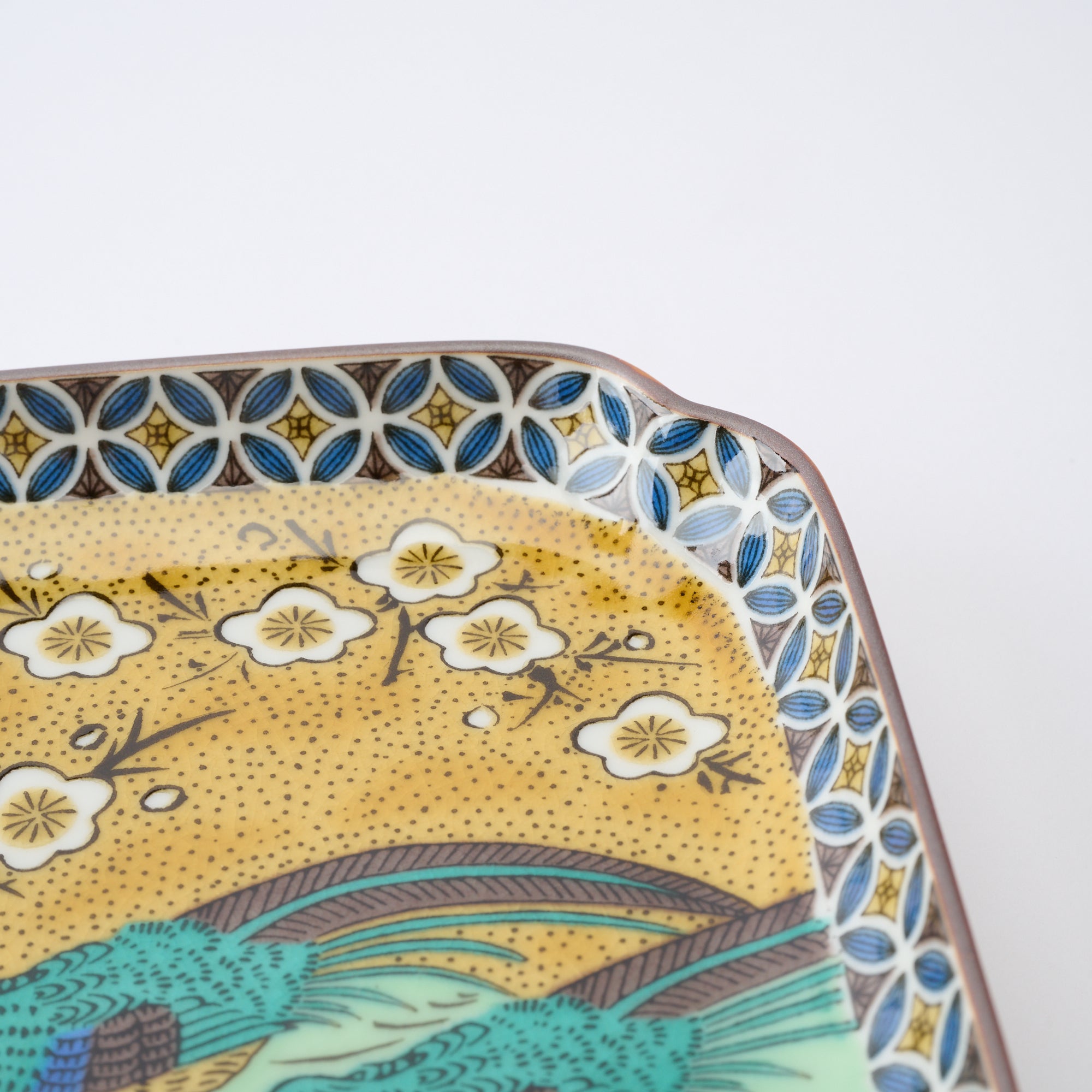 Yoshidaya Flower and Bird Side Plate Set - JAPAN KUTANI SHOP