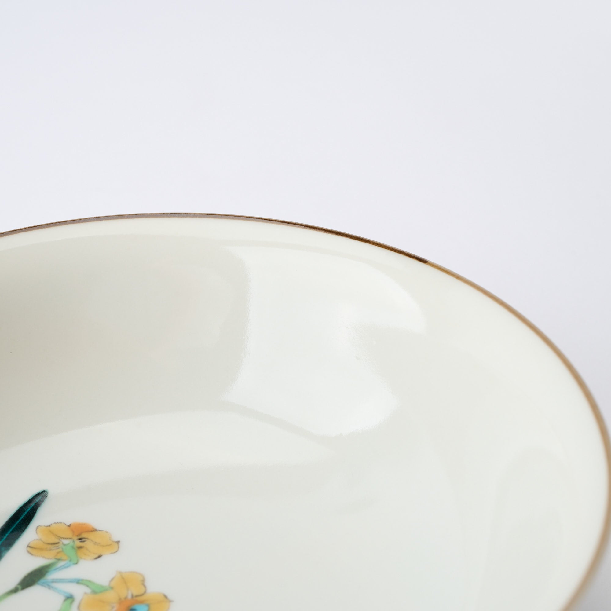 Seasonal Blossoms with Cat Medium Bowl Set - JAPAN KUTANI SHOP