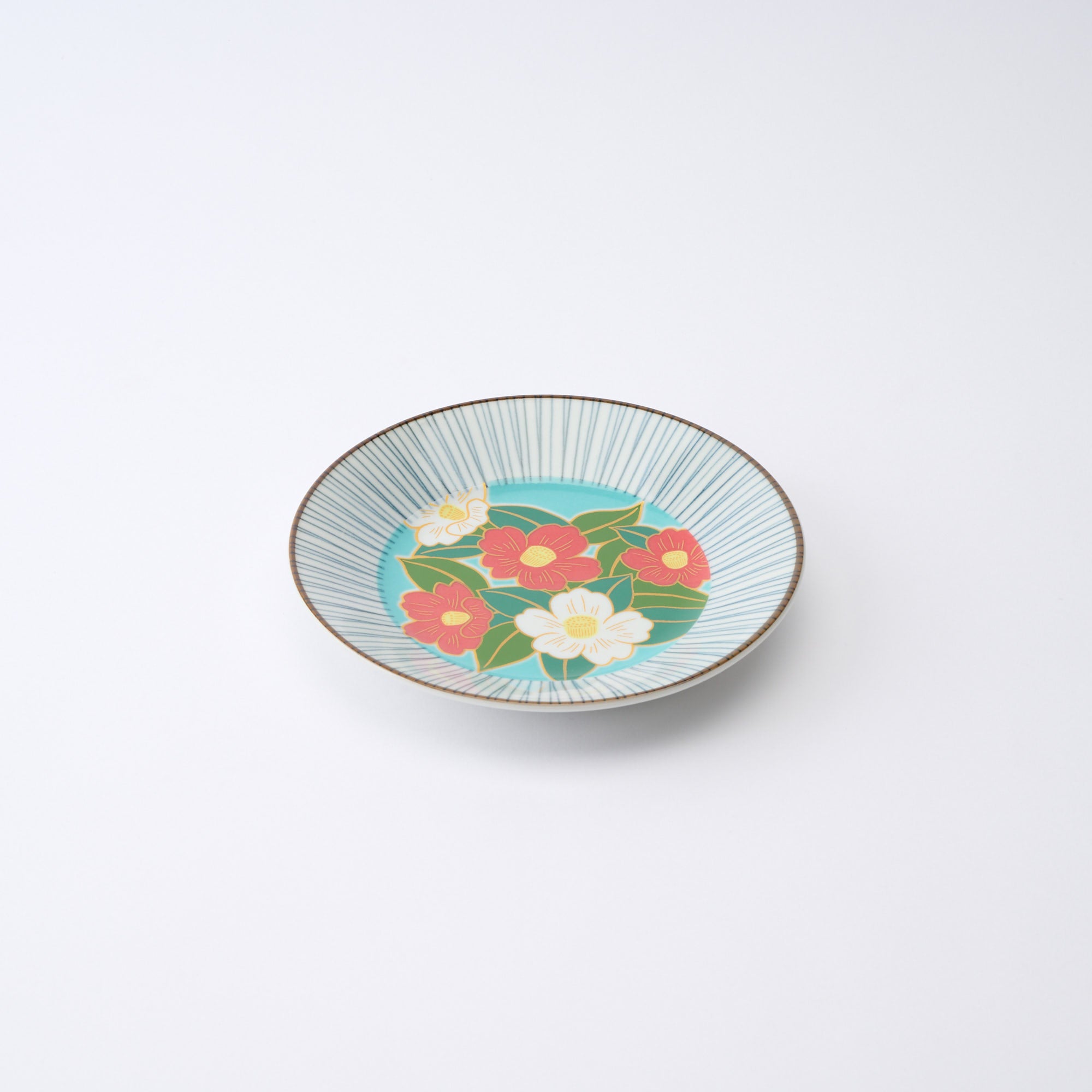 Joyful Flowers Side Plate Set - JAPAN KUTANI SHOP