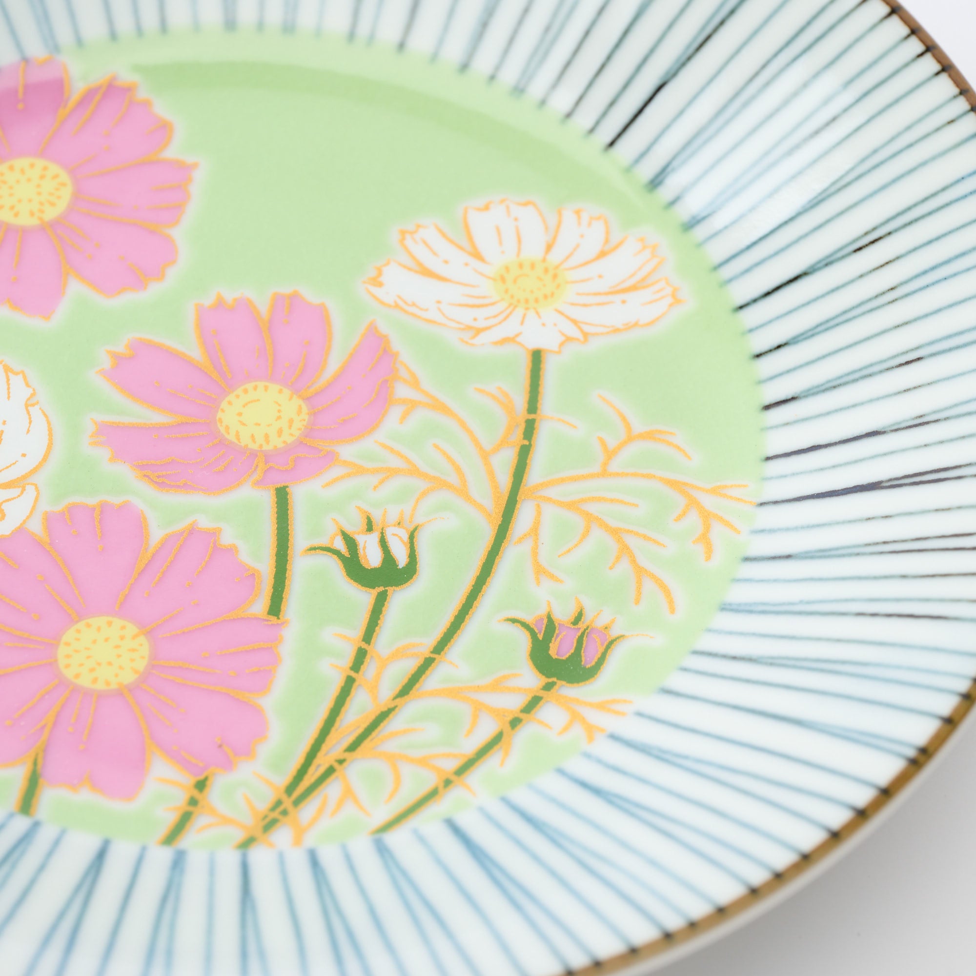 Joyful Flowers Side Plate Set - JAPAN KUTANI SHOP