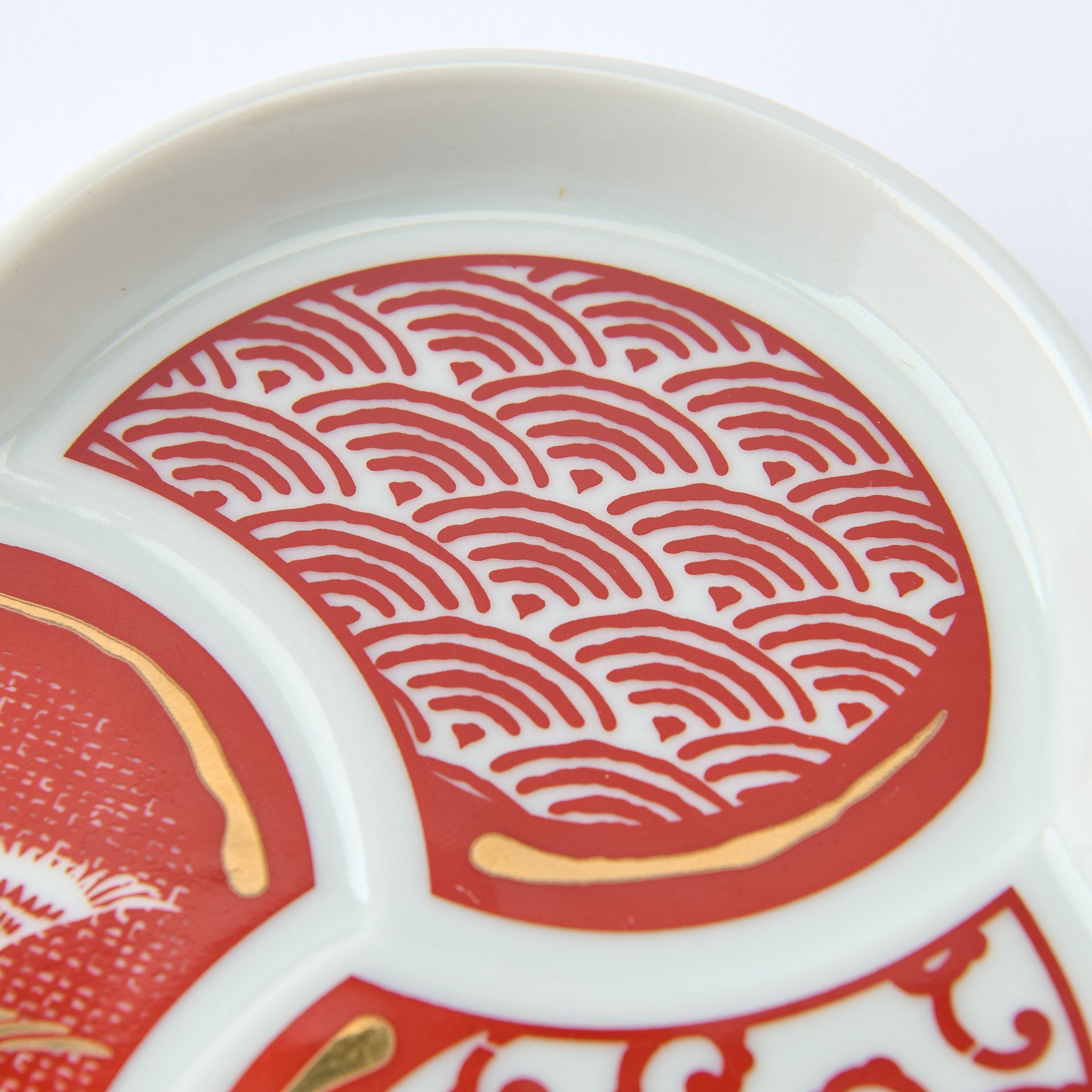 Auspicious Tomoe SIde Plate Set - JAPAN KUTANI SHOP