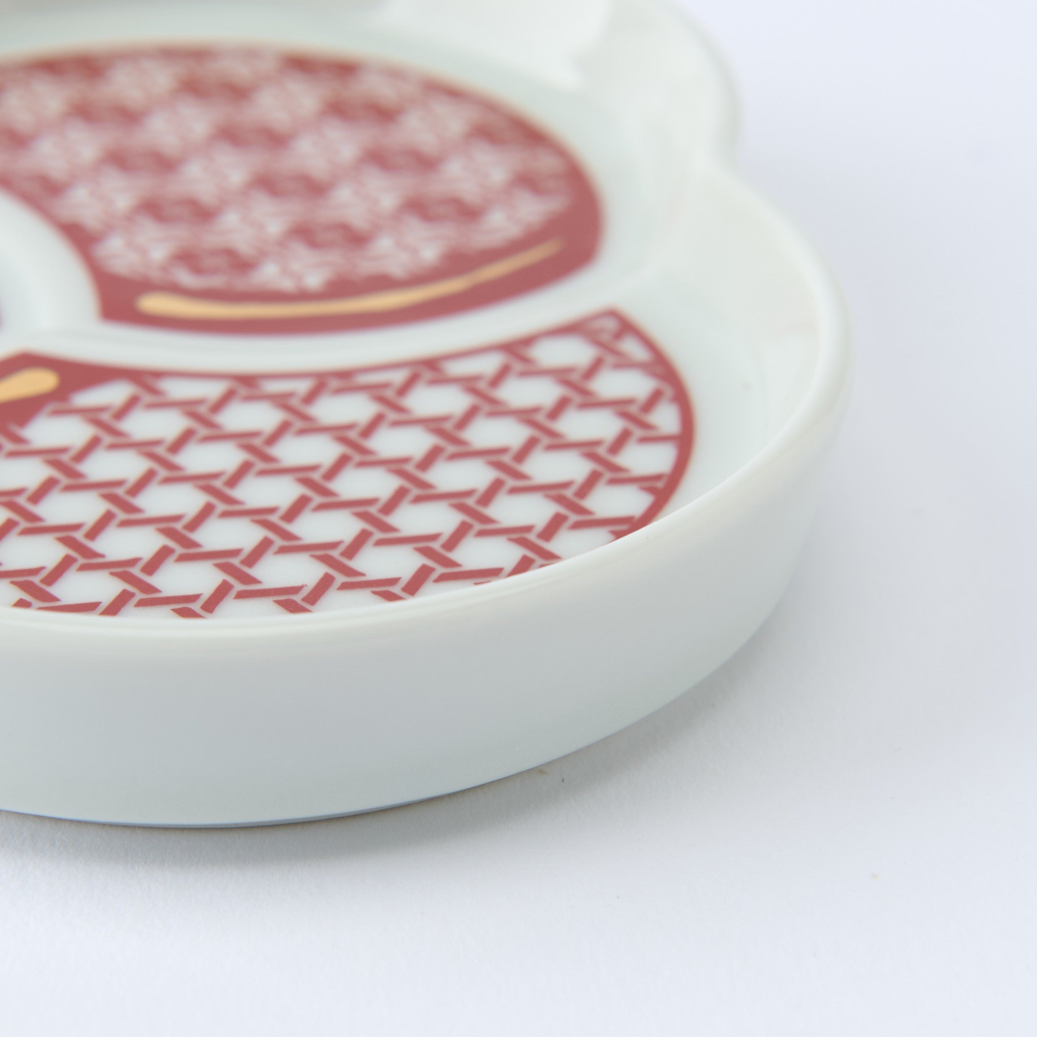 Auspicious Tomoe SIde Plate Set - JAPAN KUTANI SHOP