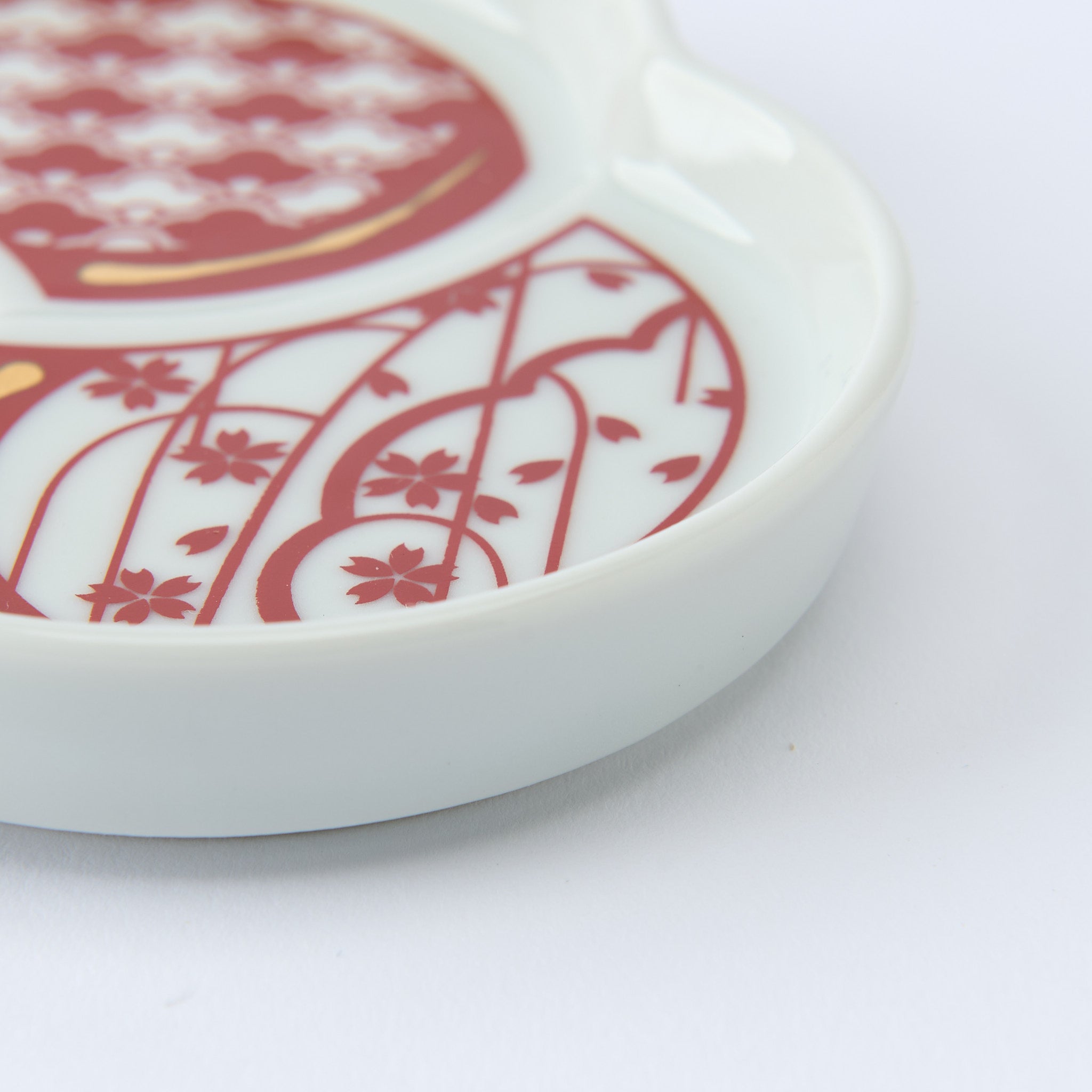 Auspicious Tomoe SIde Plate Set - JAPAN KUTANI SHOP