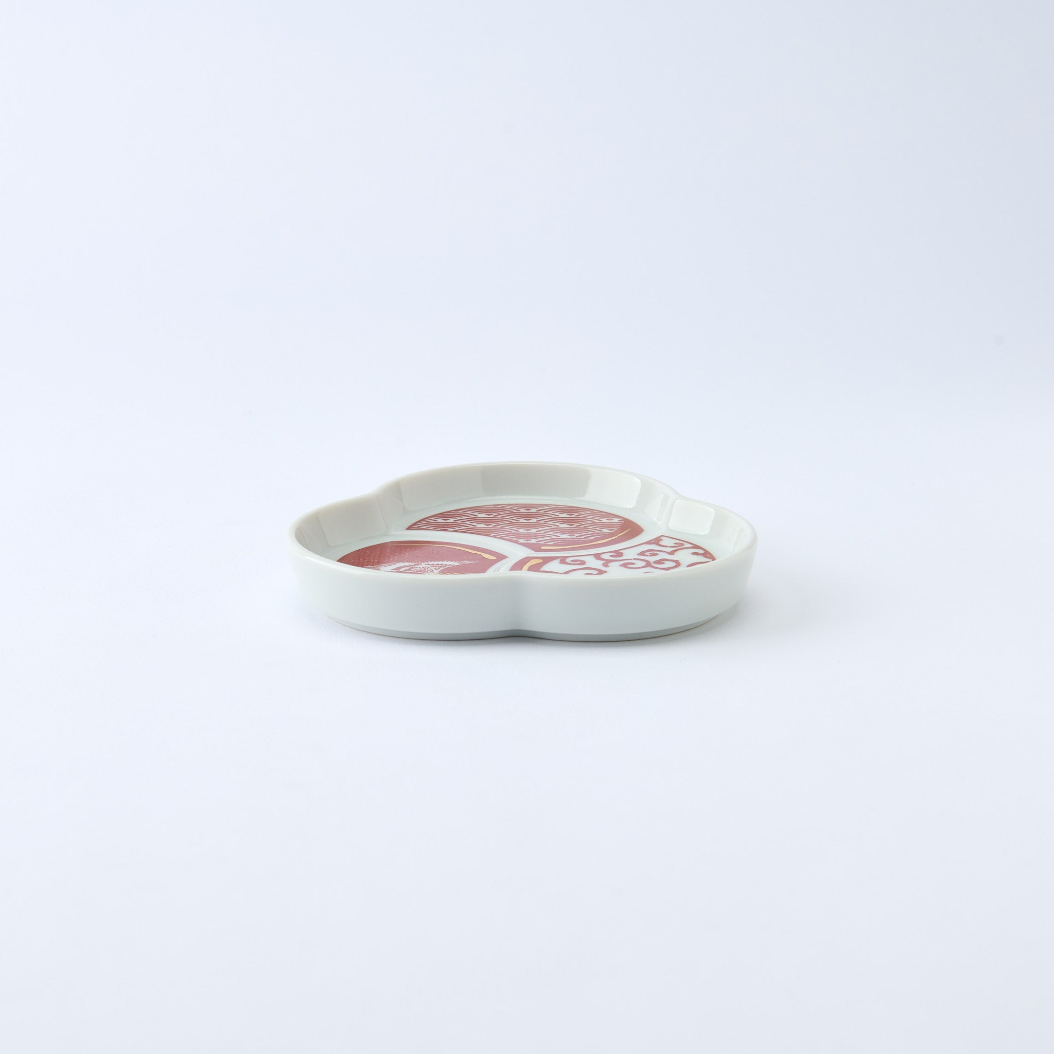 Auspicious Tomoe SIde Plate Set - JAPAN KUTANI SHOP